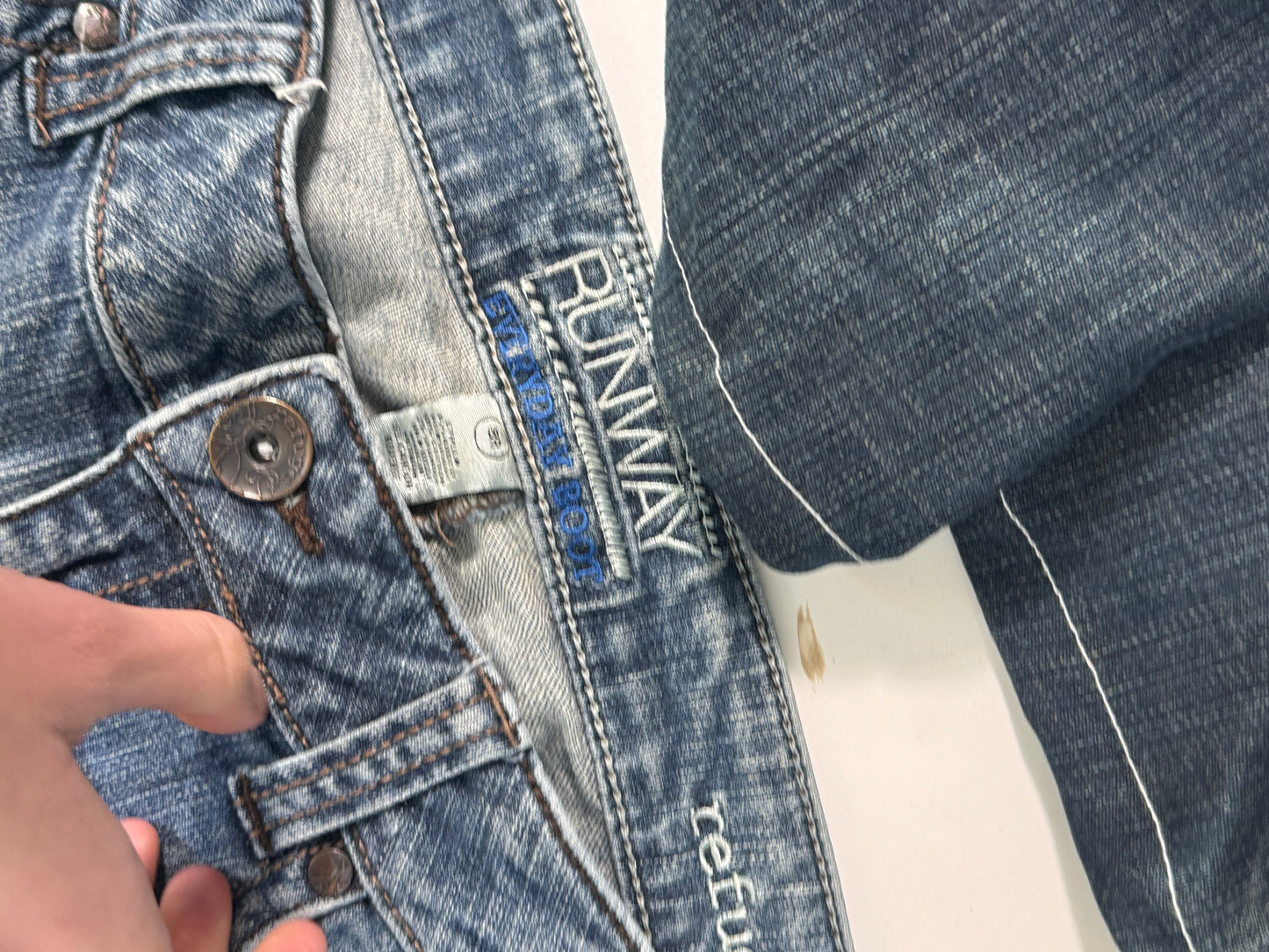 Lavt liv jeans str: S/M