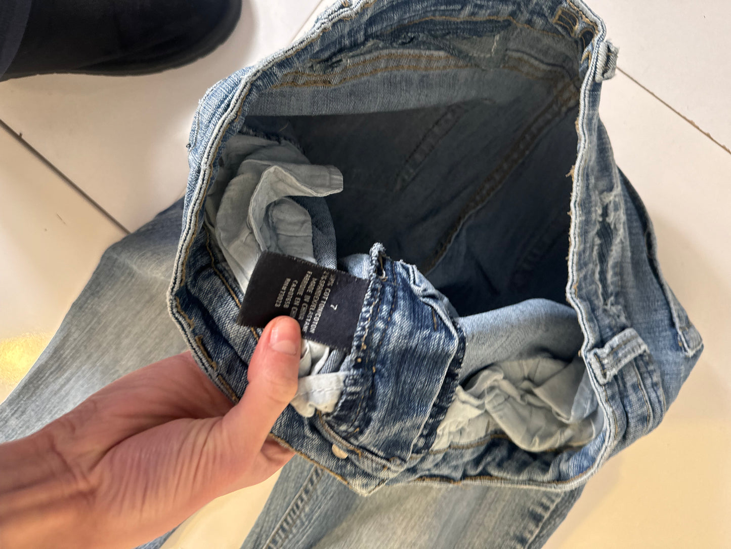 Lågmidjade jeans stl: XS