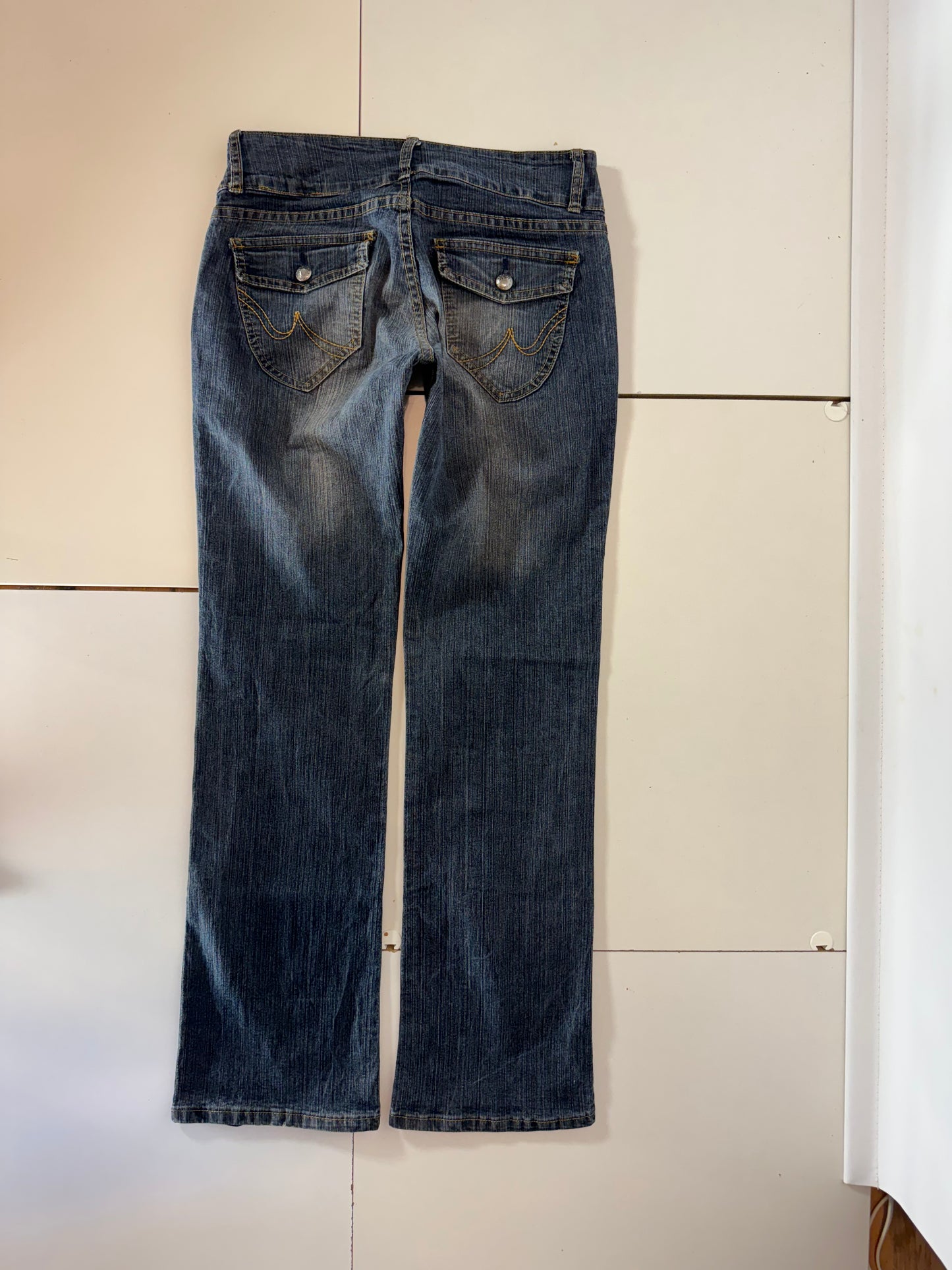 Lågmidjade jeans–stl: XS
