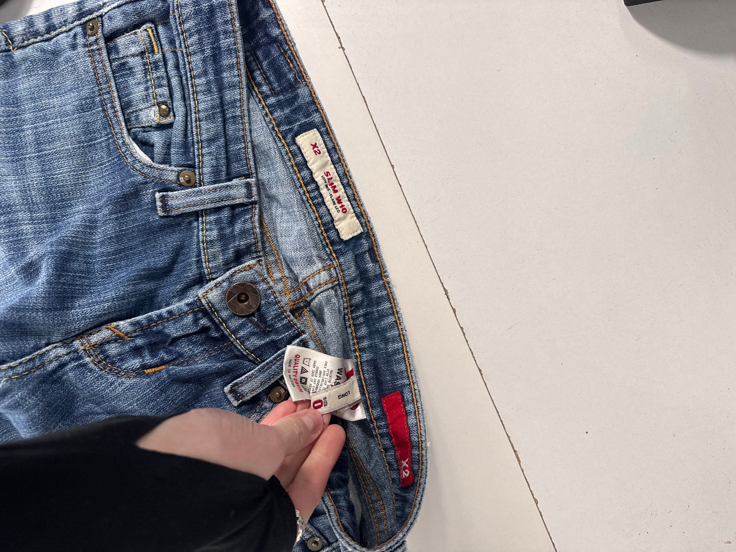 Lågmidjade jeans stl: XS/S