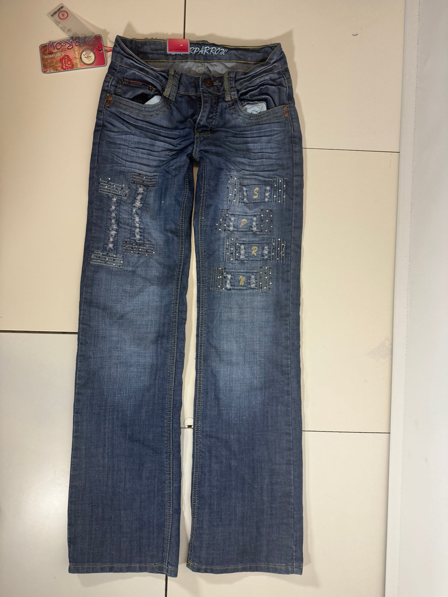 Lågmidjade jeans stl: XS