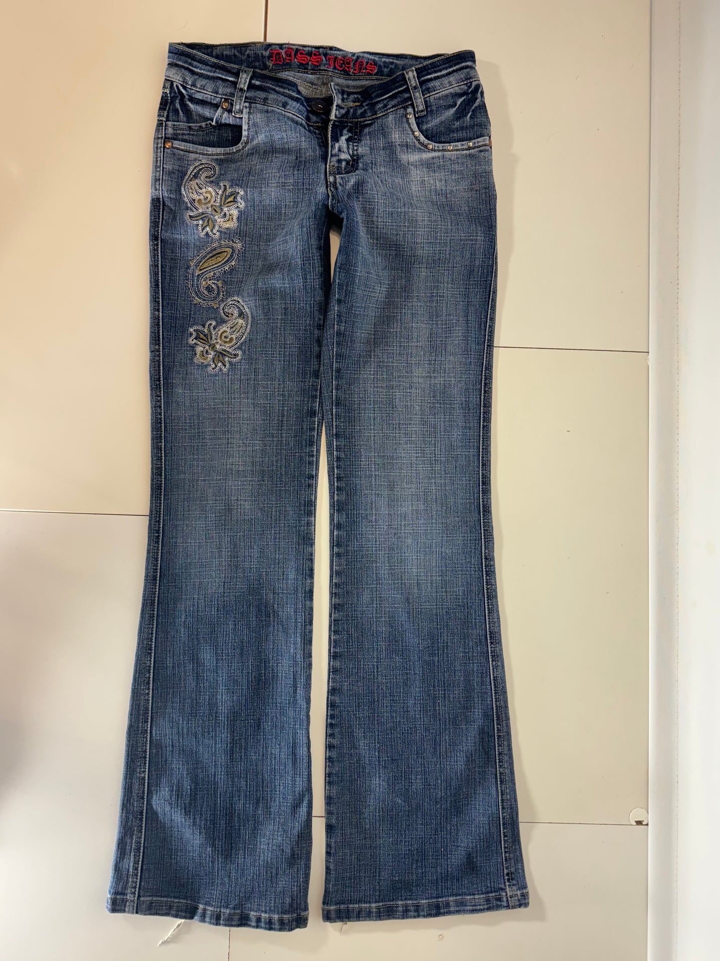 Lågmidjade jeans stl: XS