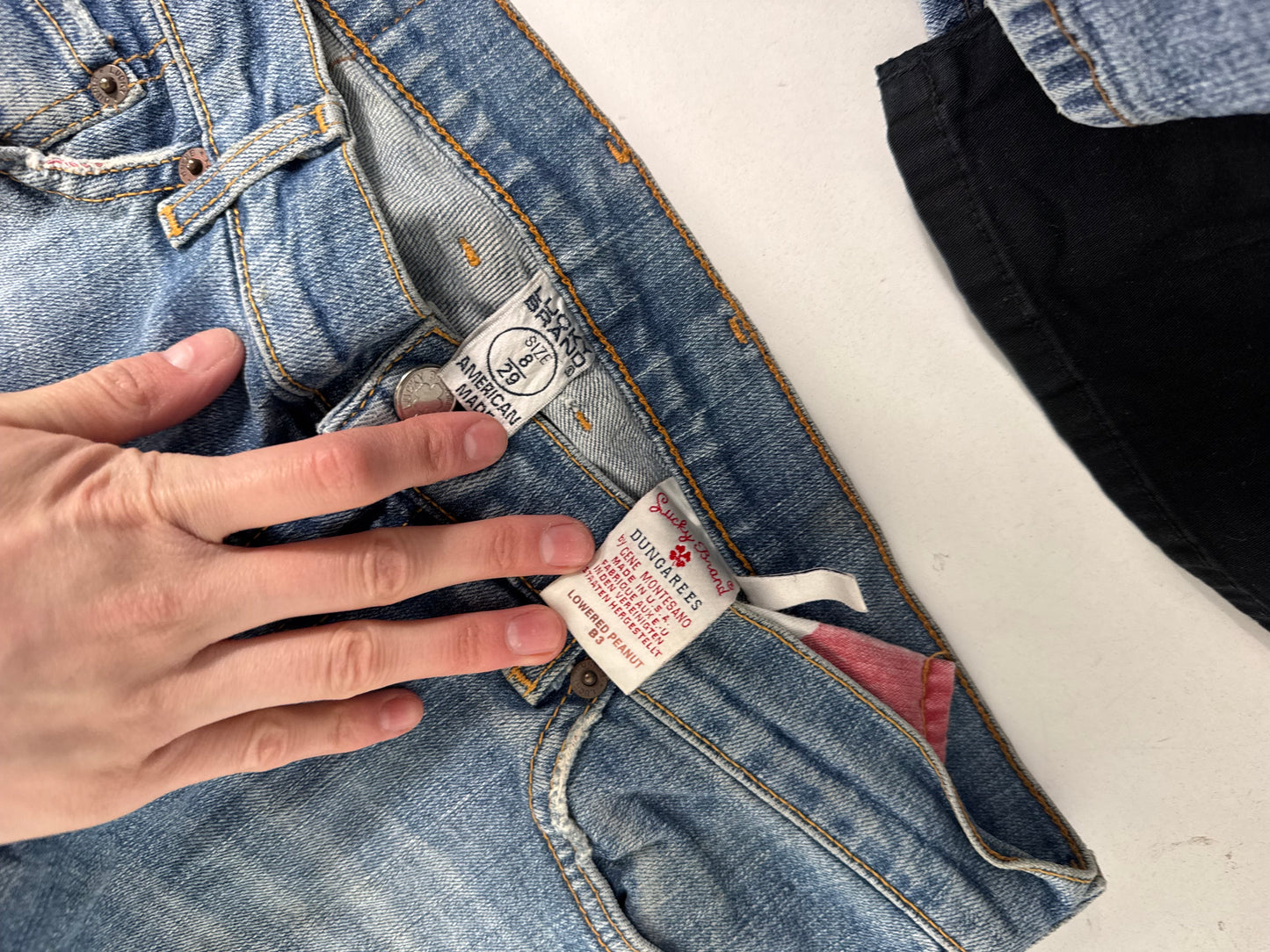 Lågmidjade jeans stl: S/M