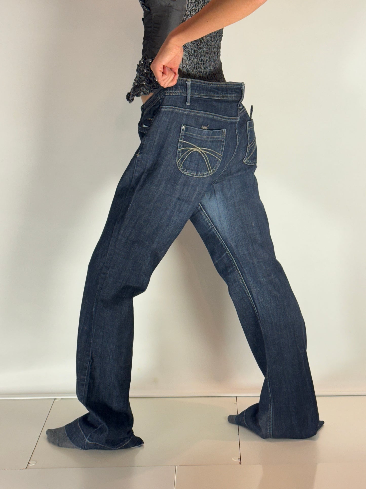 Lågmidjade jeans stl: XL
