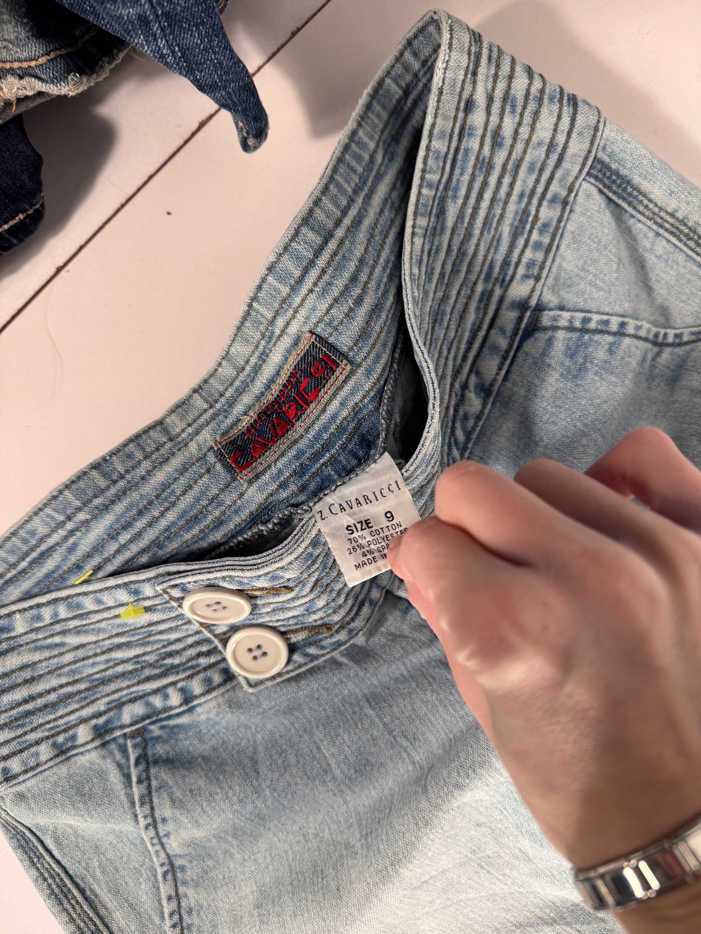 Lågmidjade jeans stl: S