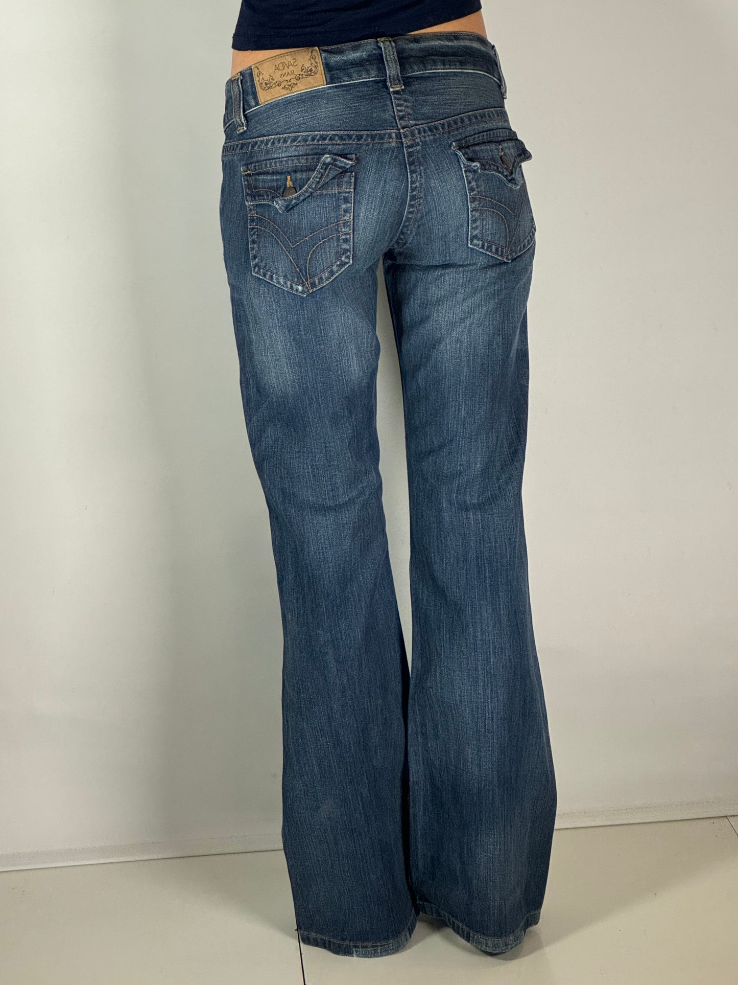 Lågmidjade jeans stl: XS