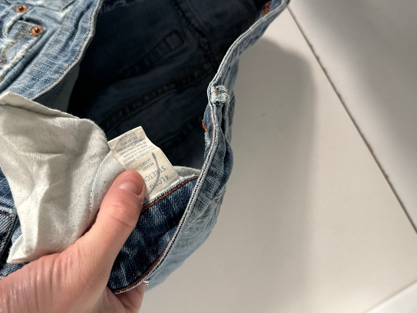 Lågmidjade jeans stl: S