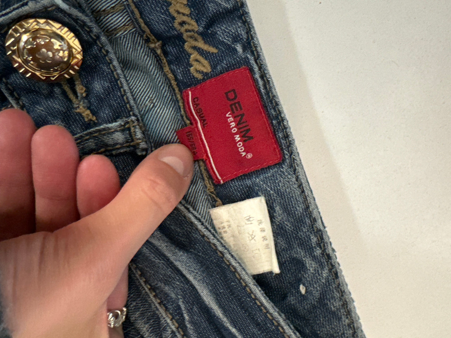 Lågmidjade jeans stl: XS