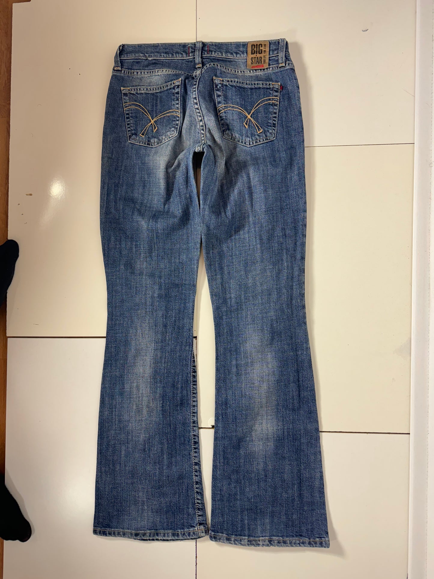 Lågmidjade jeans stl: S