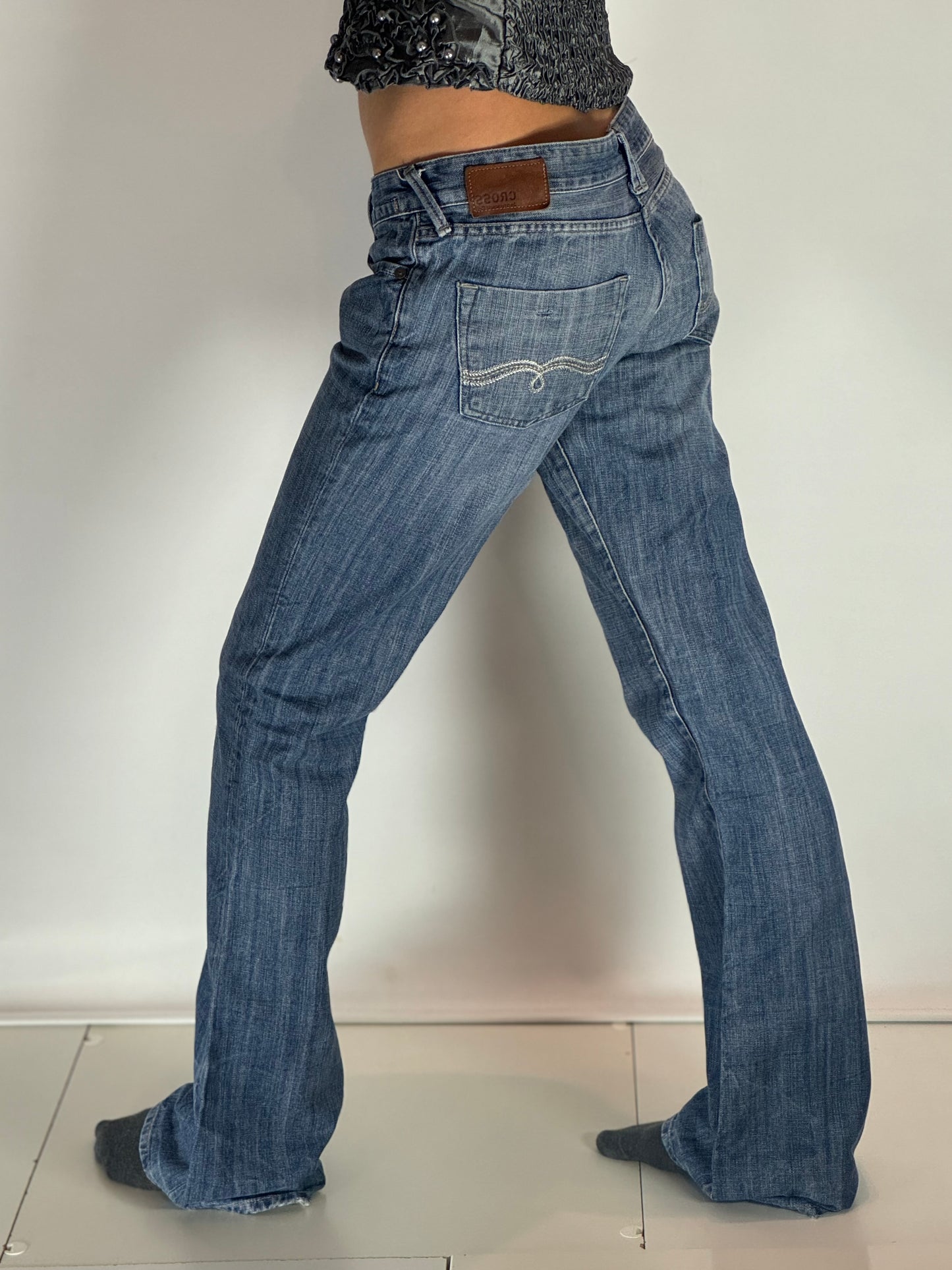 Lågmidjade jeans stl: S