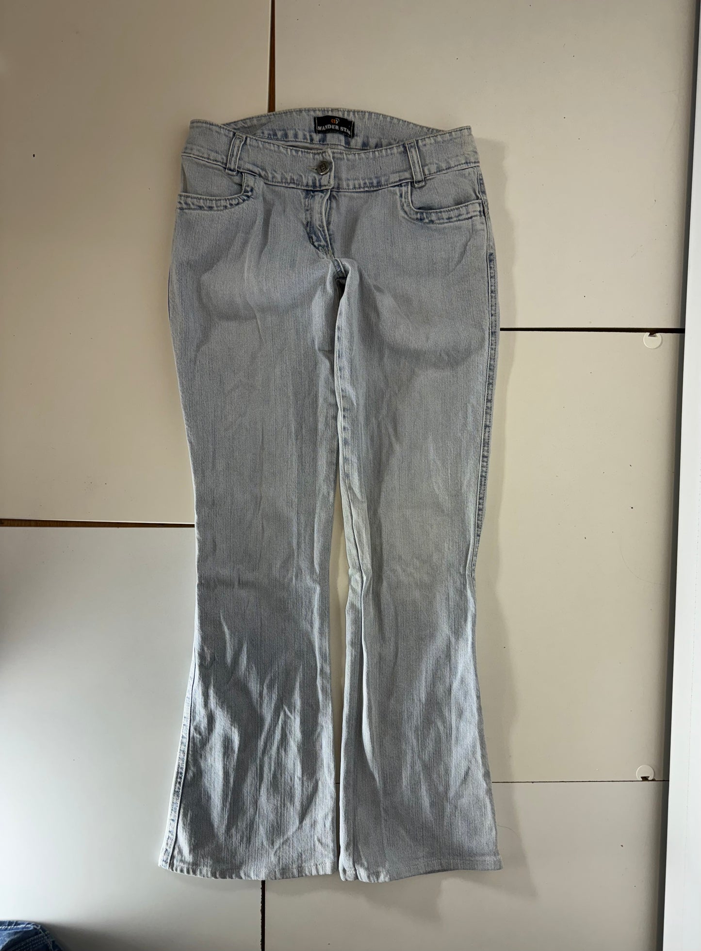 Lågmidjade jeans–stl: XS