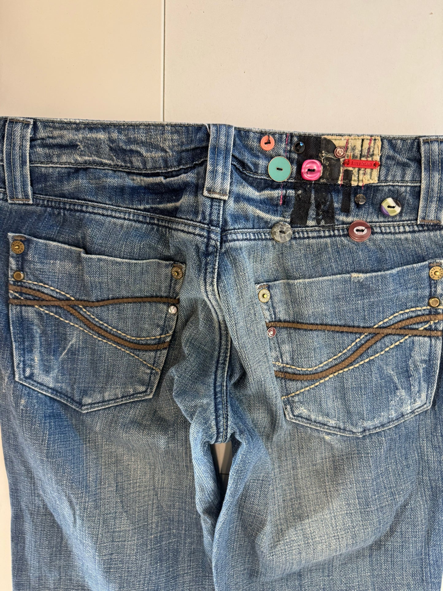 Lågmidjade jeans stl: S