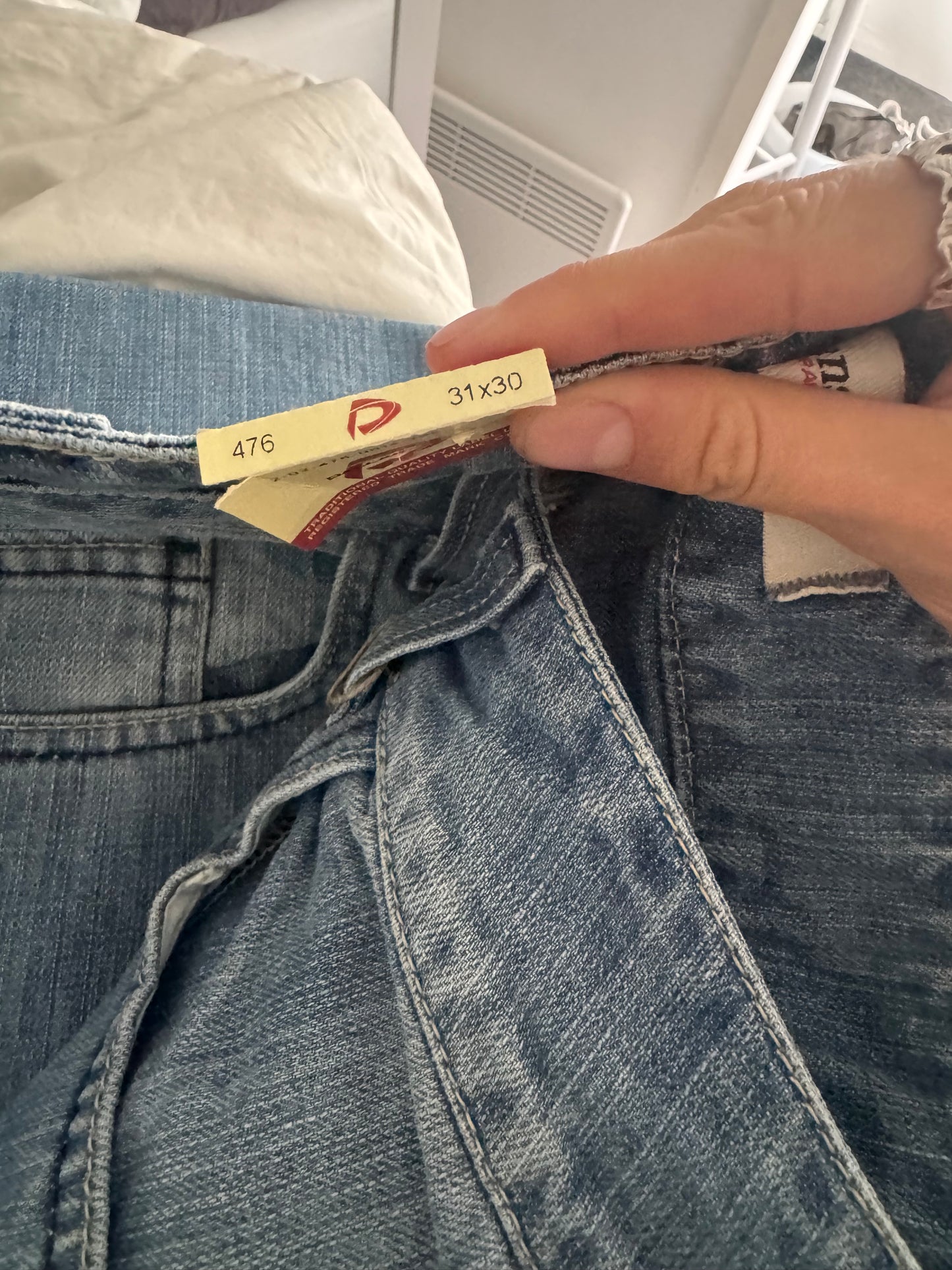 Lågmidjade jeans stl: S (W31/L30)
