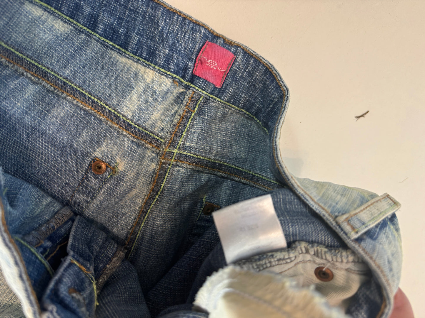 Lågmidjade jeans–stl: S/M