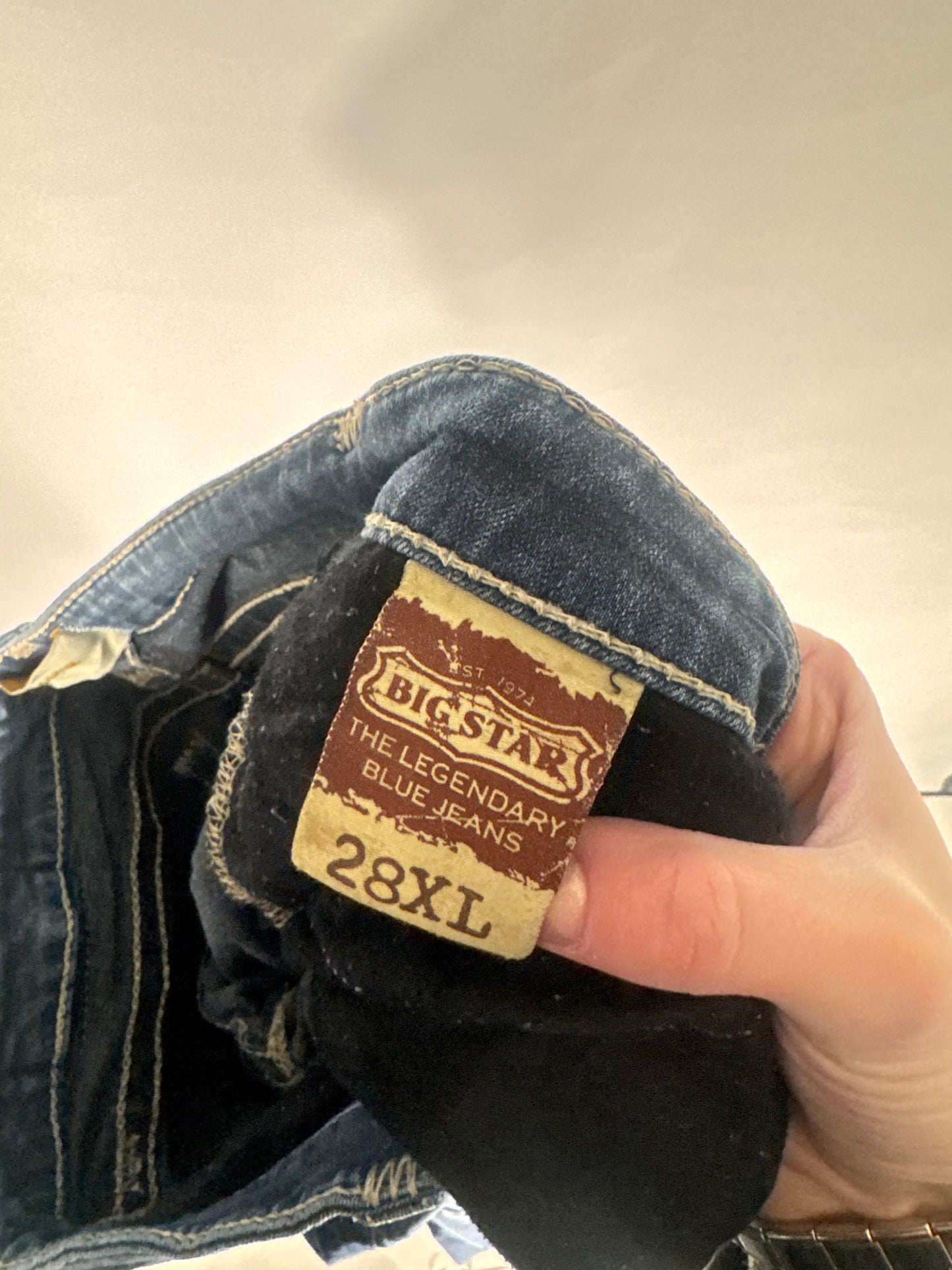 Lågmidjade jeans stl: