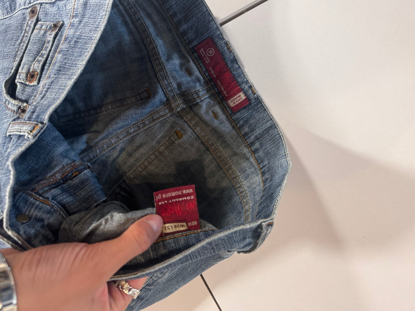 Lågmidjade jeans stl: S