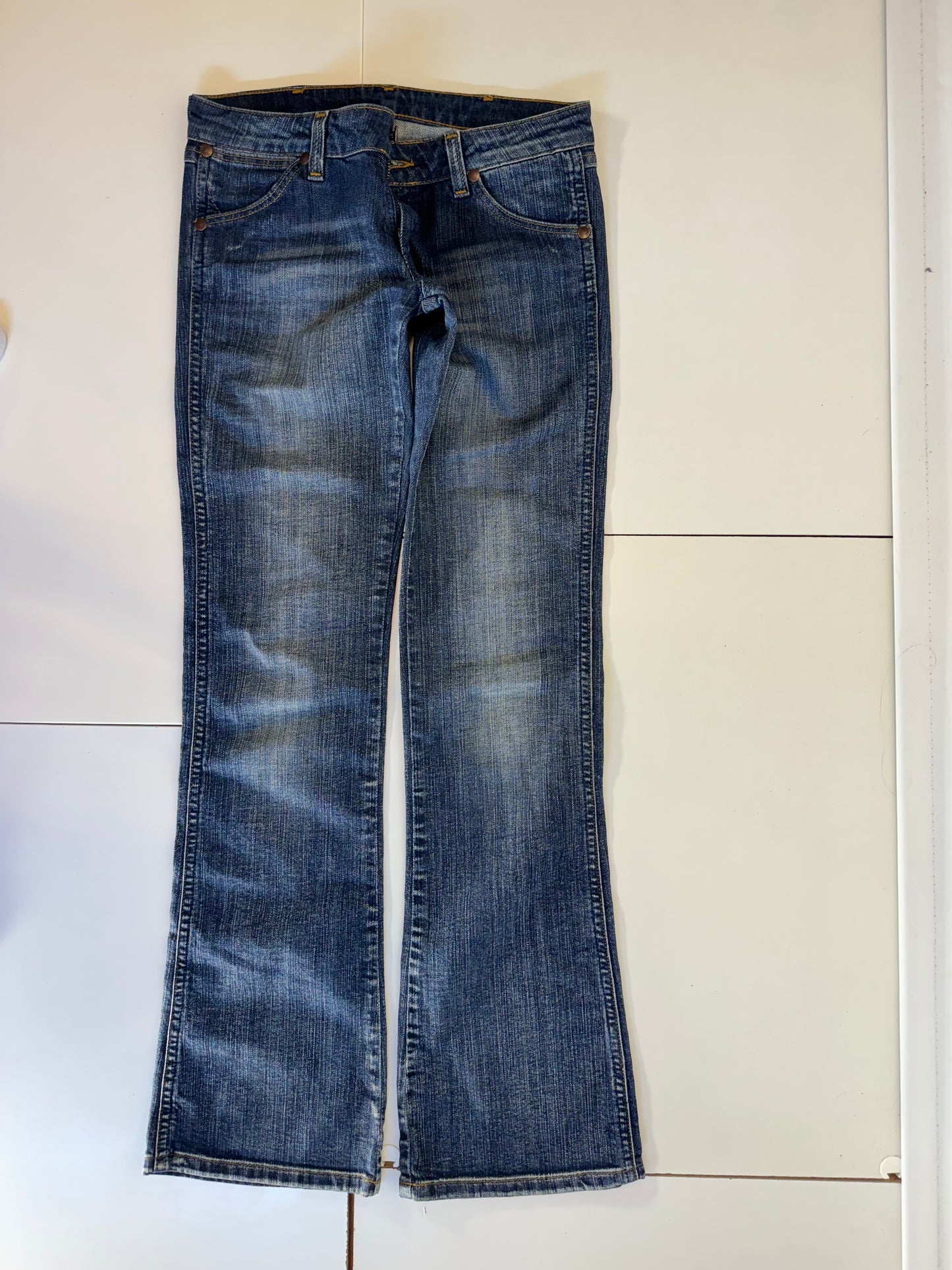 Lågmidjade jeans–stl: XS