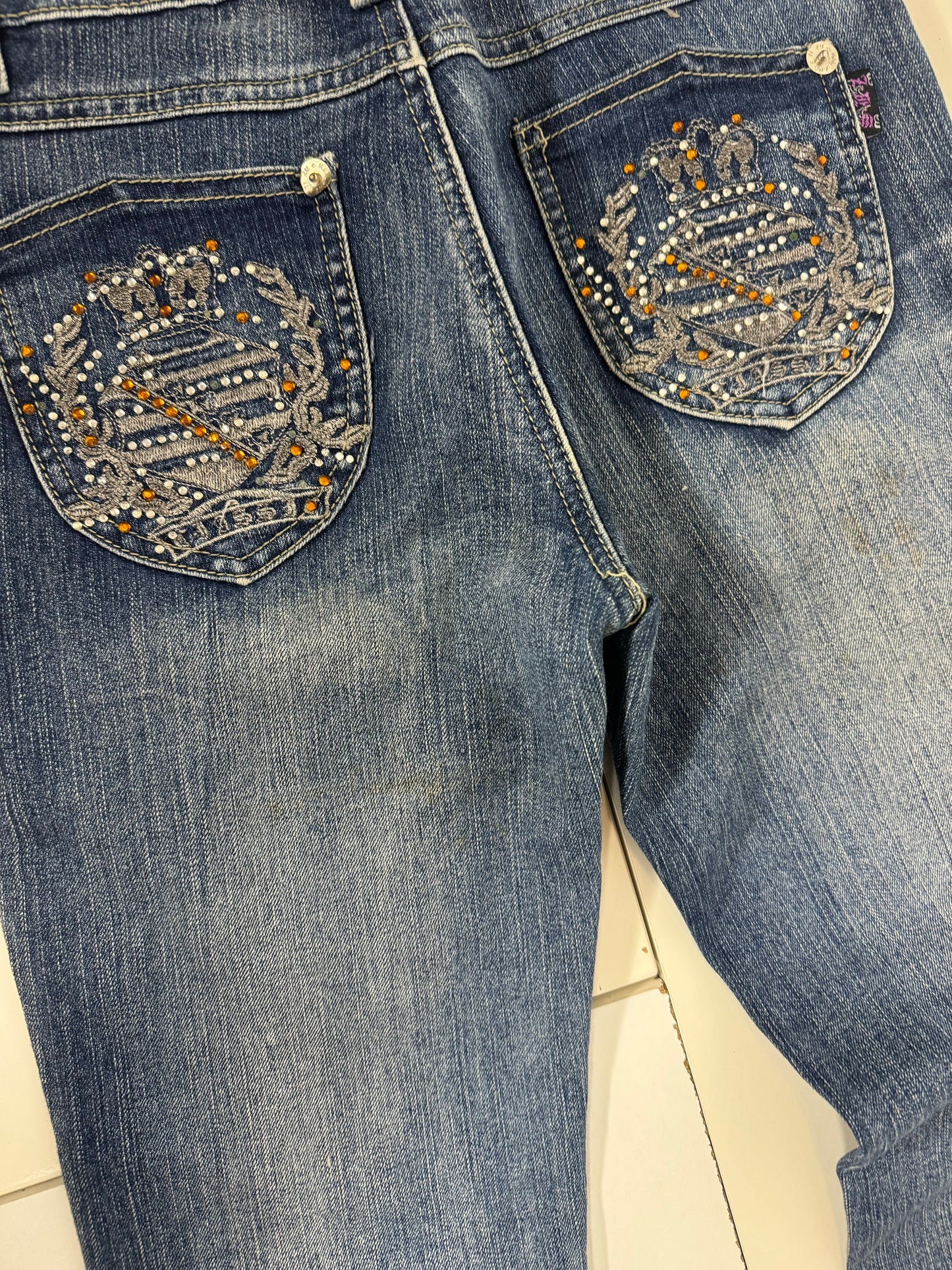 Lågmidjade jeans stl: XXS