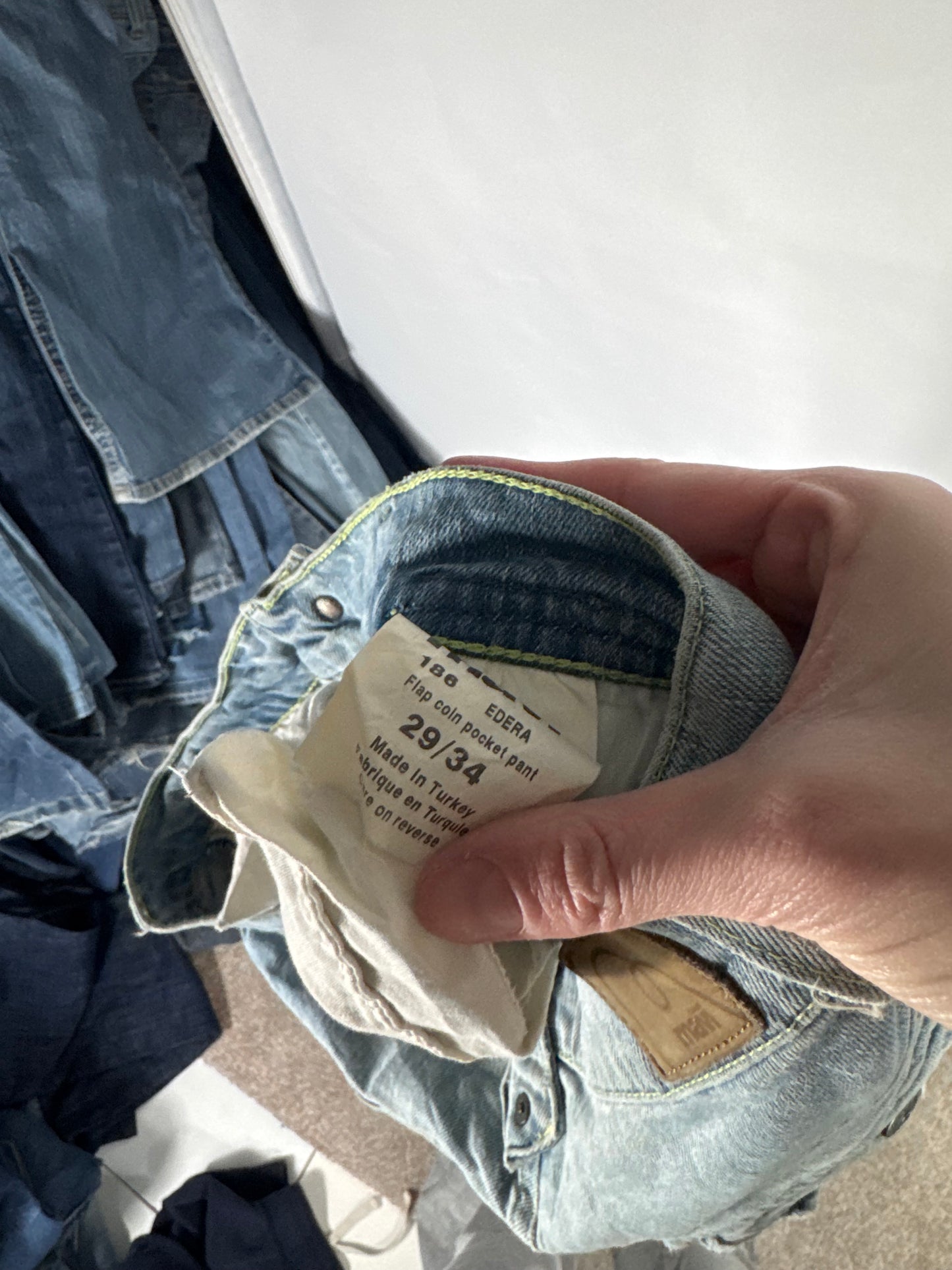 Lågmidjade jeans stl: S