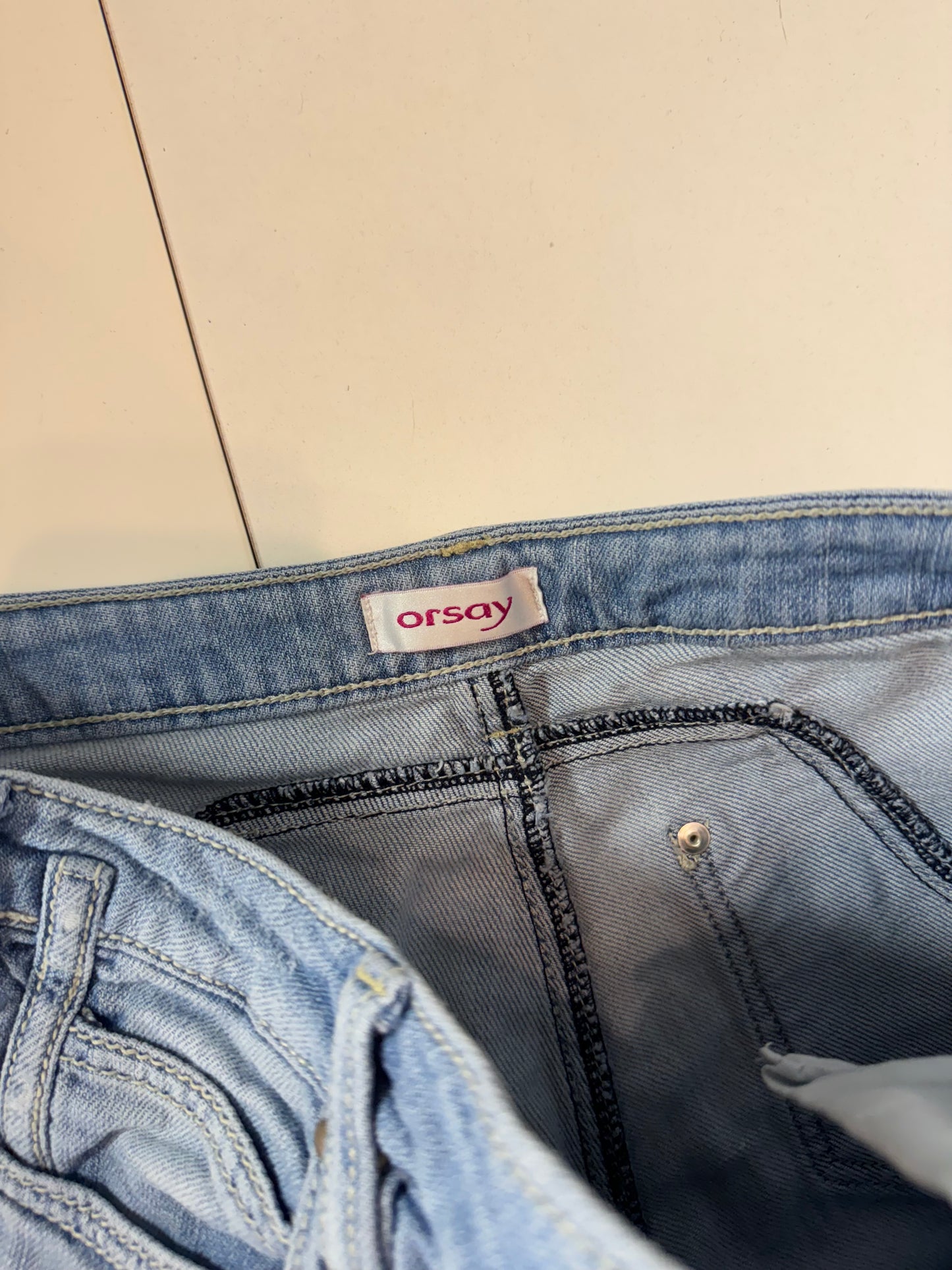 Lågmidjade jeans–stl: M
