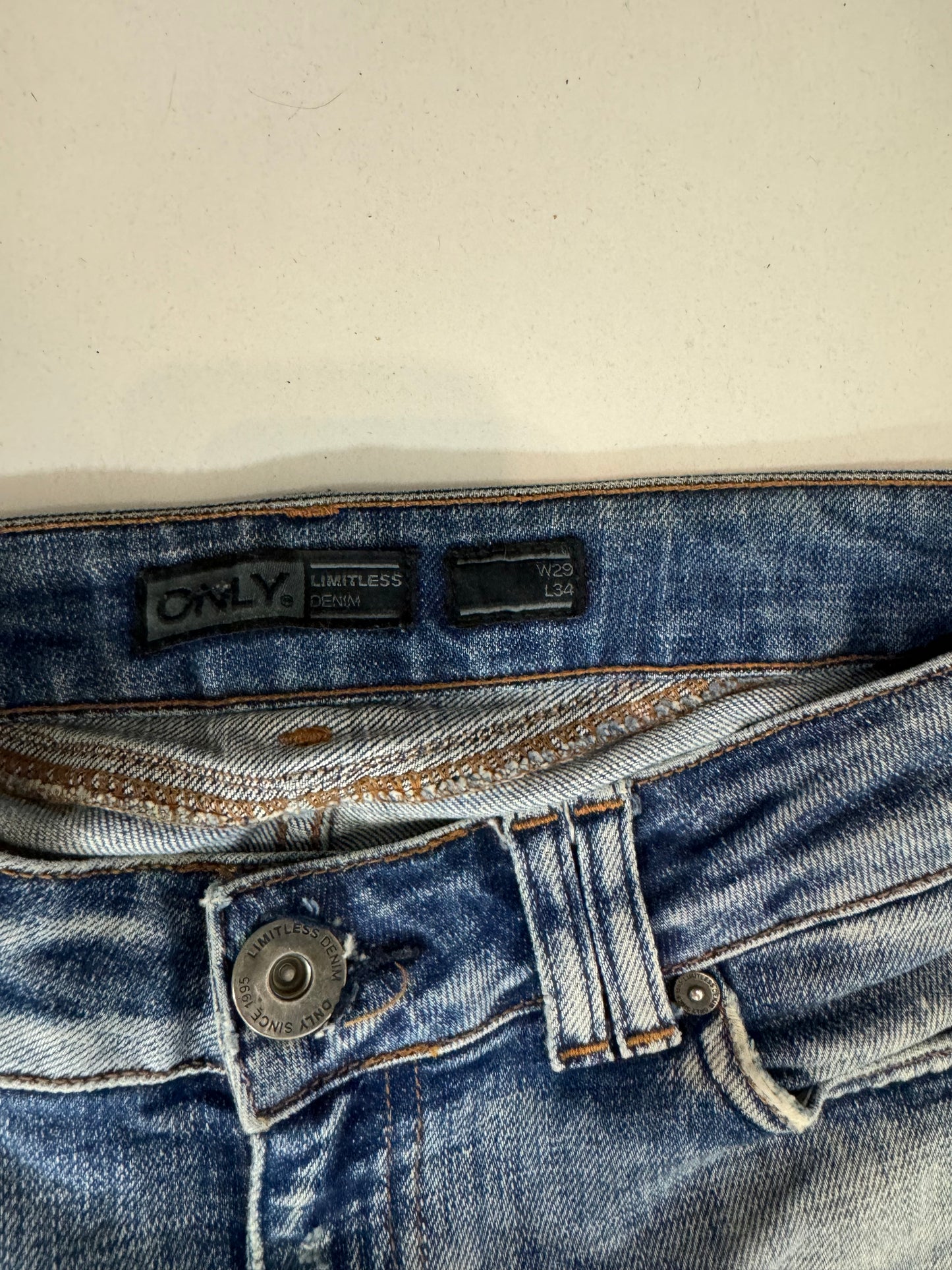 Lågmidjade jeans stl: S