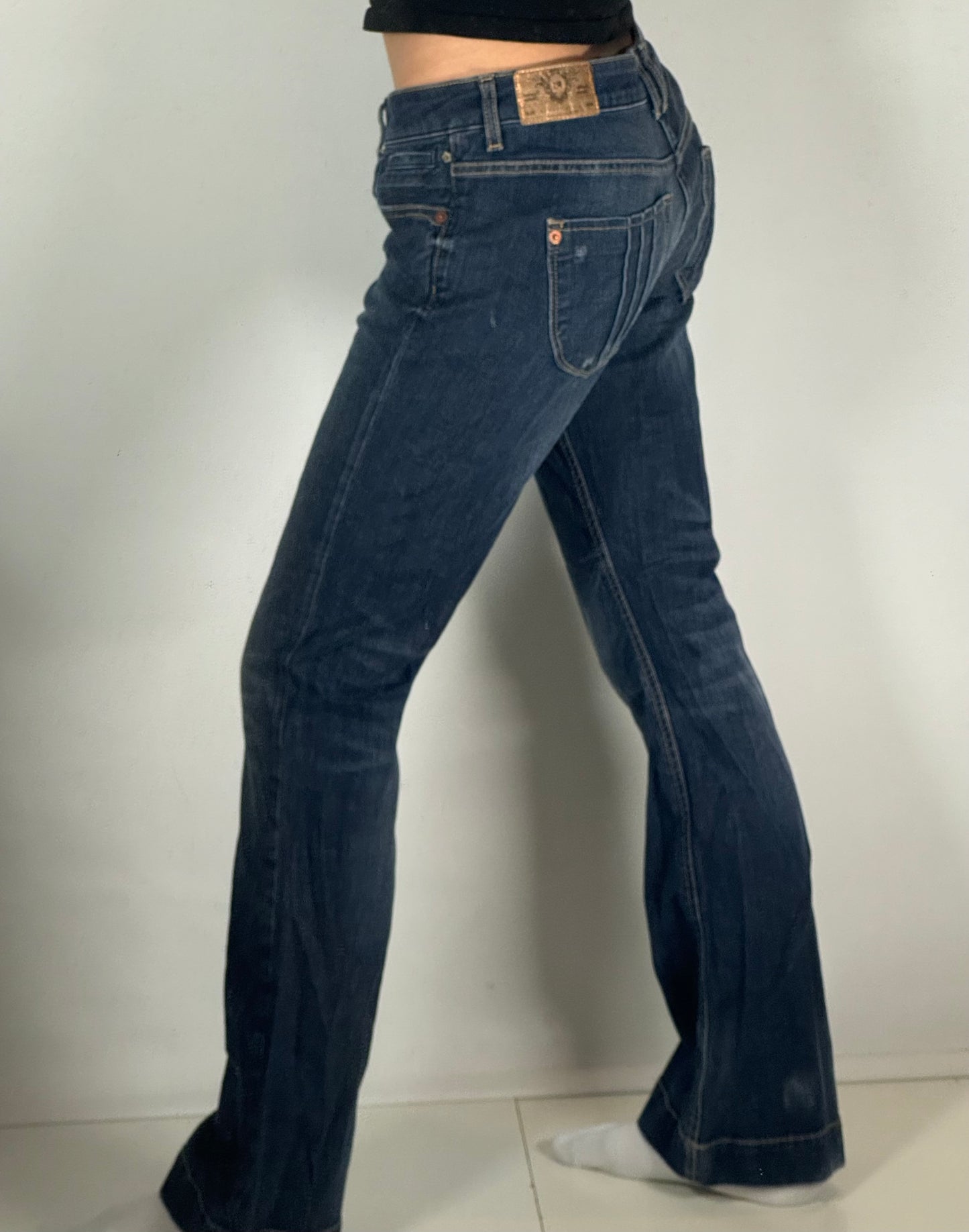 Lågmidjade jeans stl: S