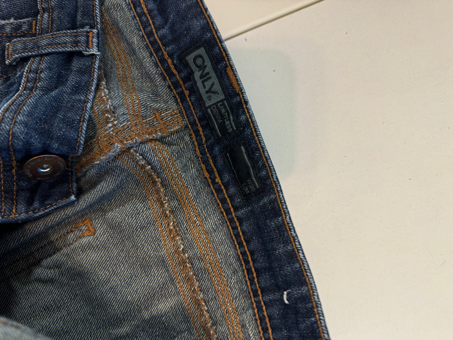Lågmidjade jeans stl: S