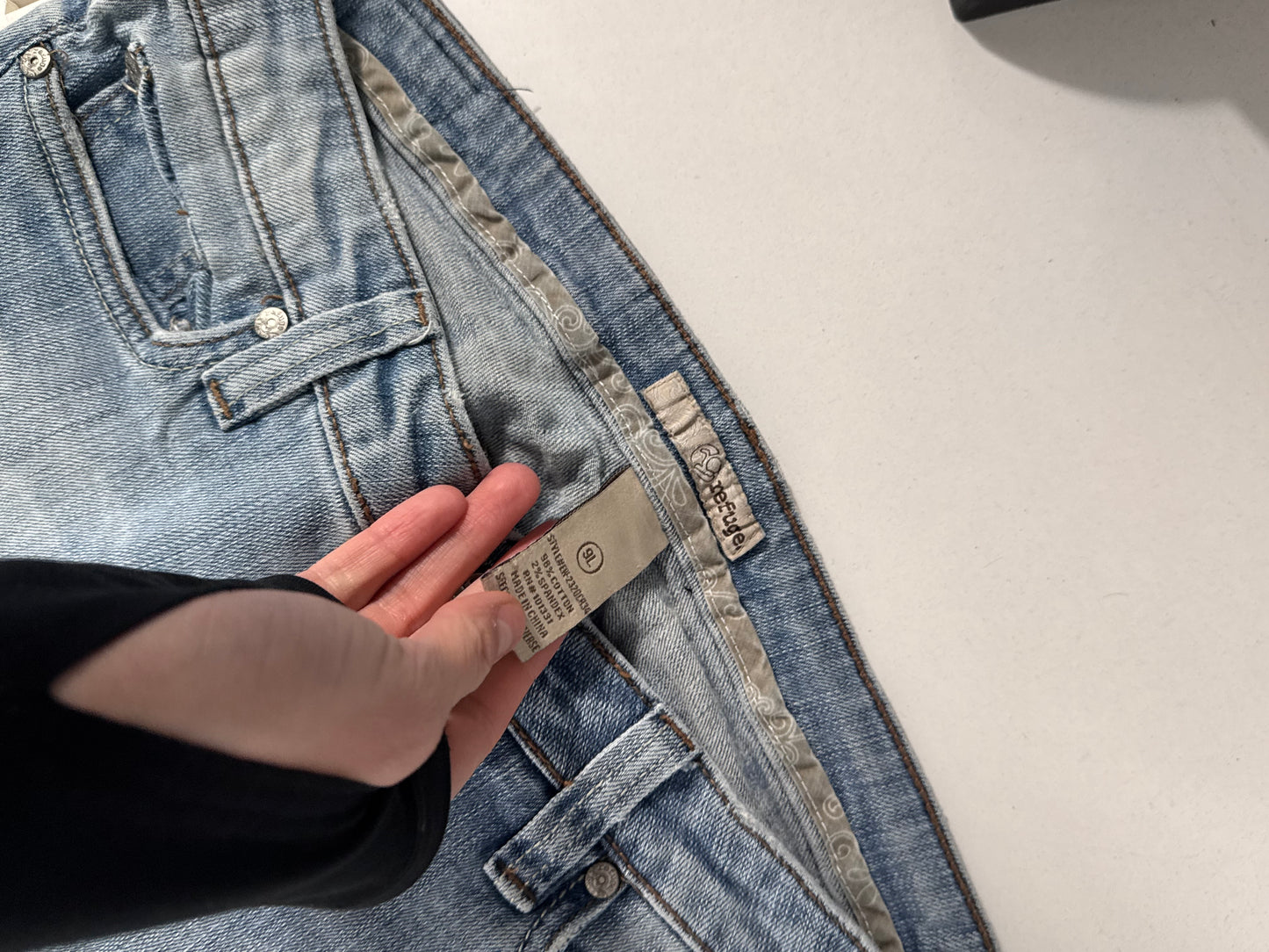 Lågmidjade jeans stl: S