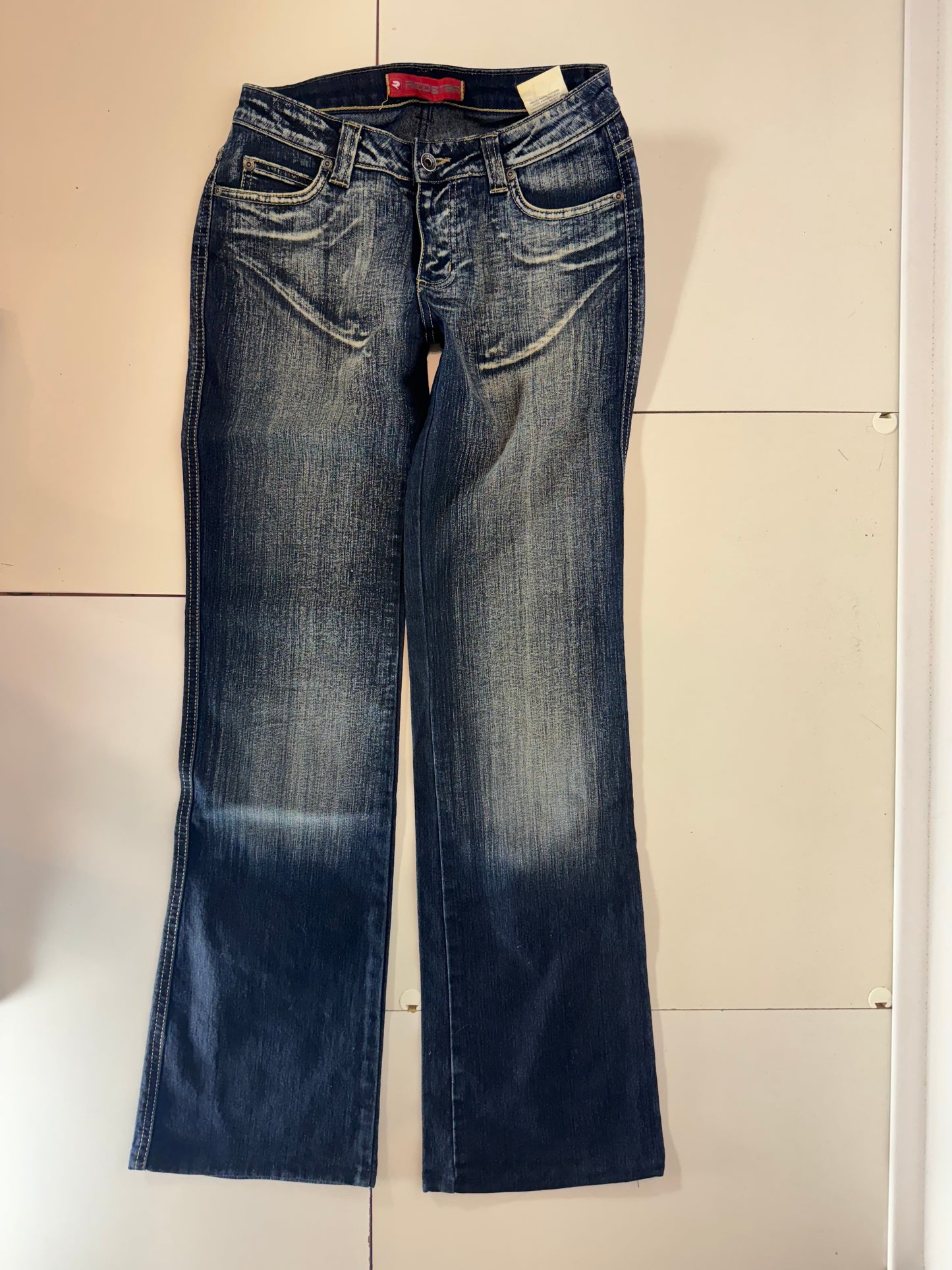 Lågmidjade jeans–stl: S