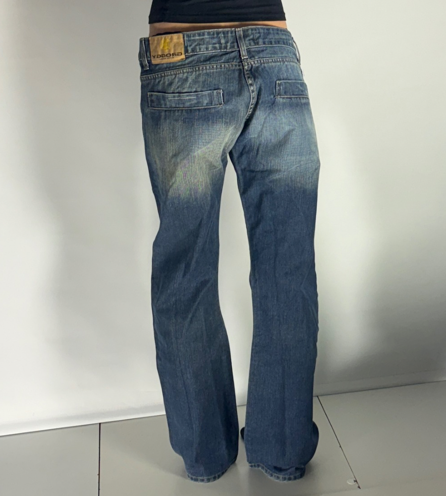 Lågmidjade jeans–stl: M/L