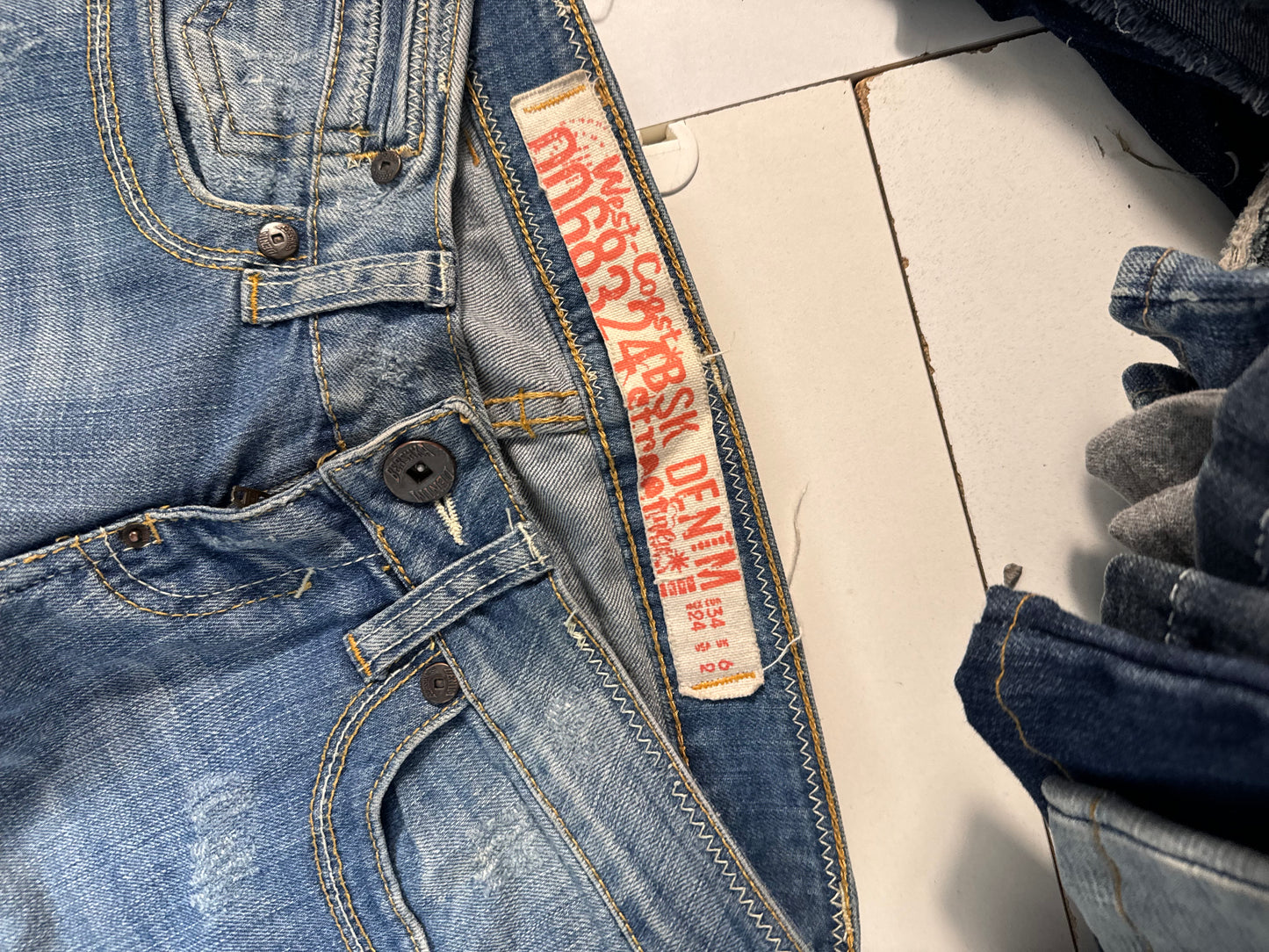 Lågmidjade jeans stl: XS