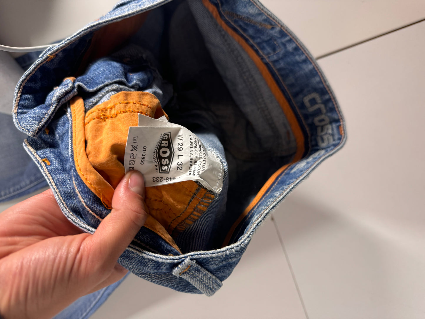 Lågmidjade jeans stl: S