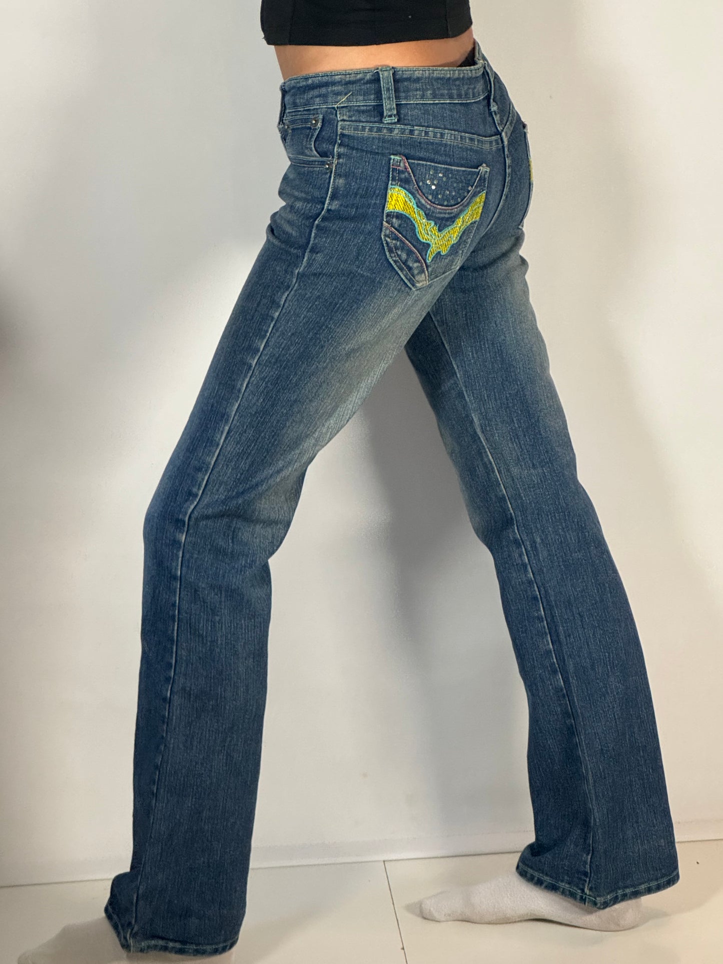 Lågmidjade jeans stl: XS