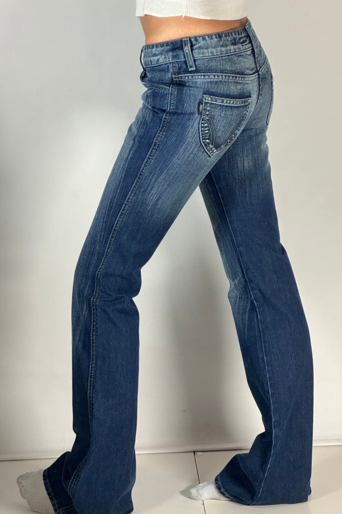 Lågmidjade jeans stl: XXS (W28/L34)