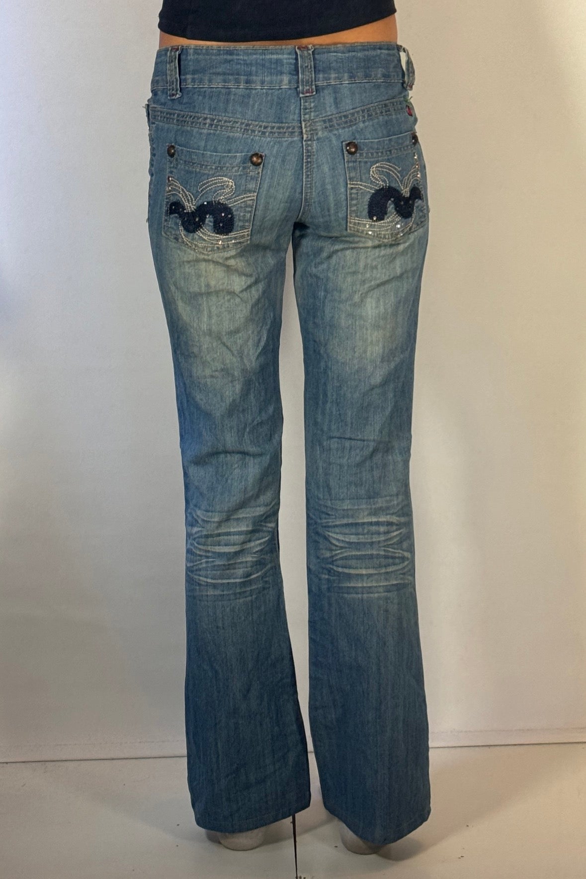 Lågmidjade jeans stl: XS