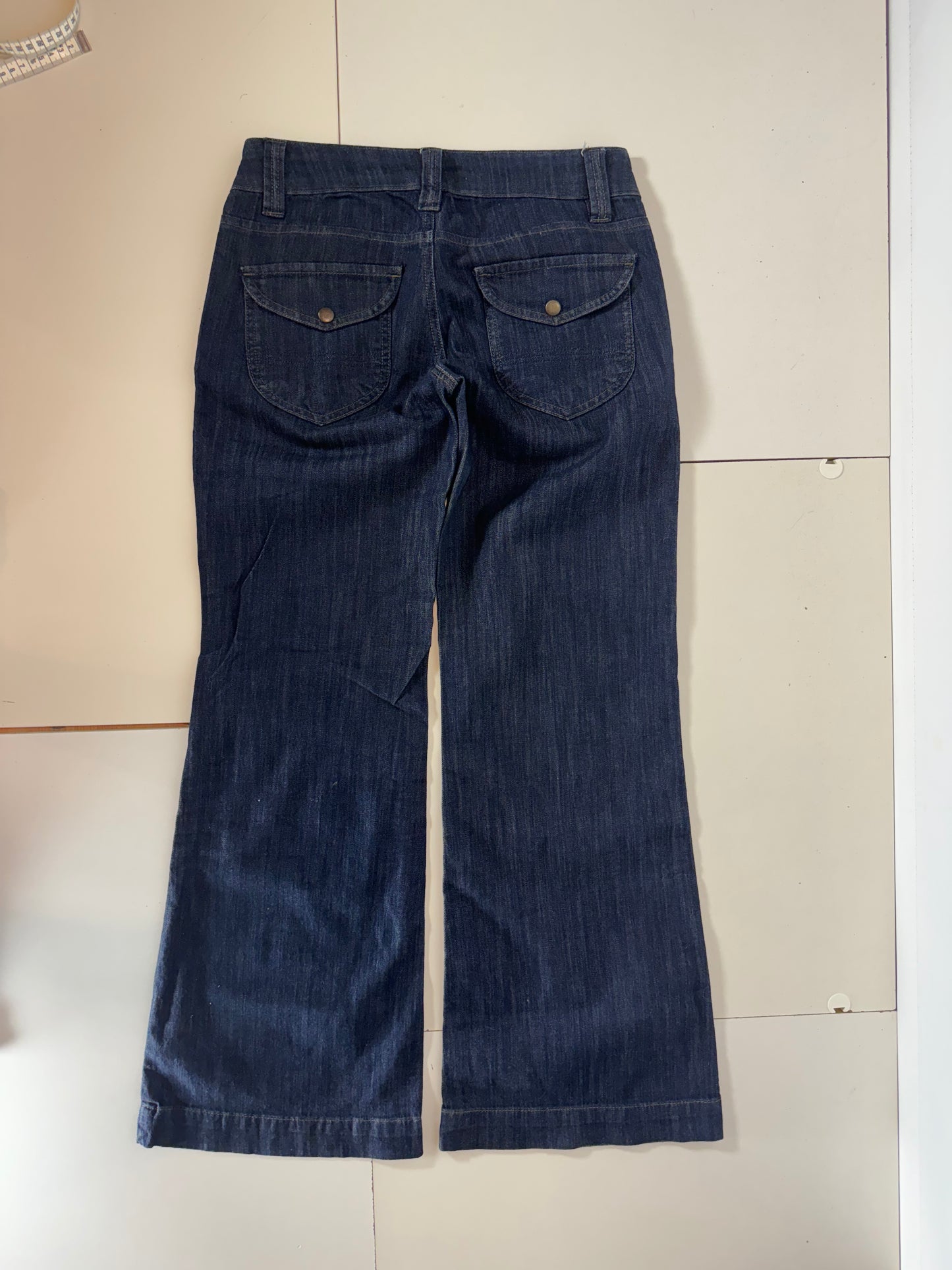 Lågmidjade jeans–stl: S