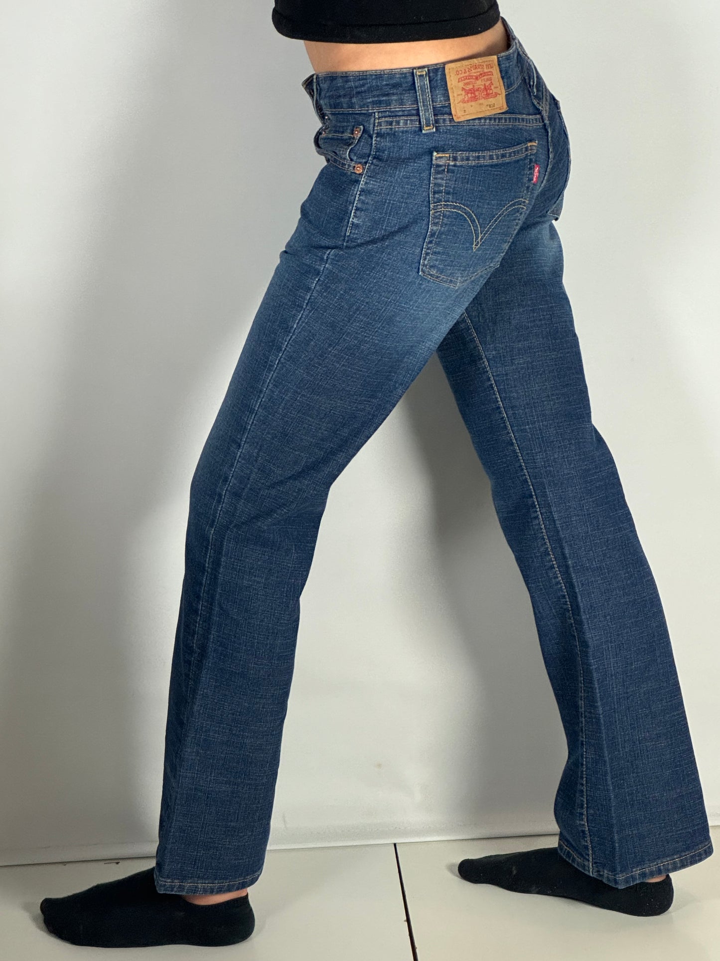 Lågmidjade jeans stl: S