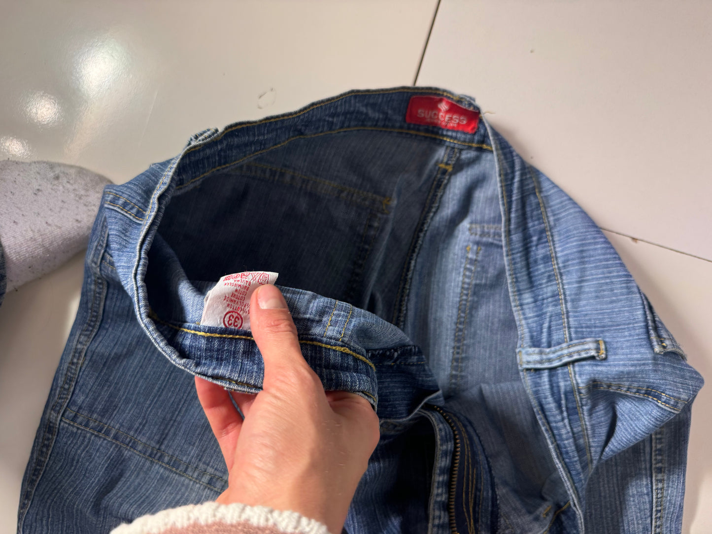 Lågmidjade jeans stl: