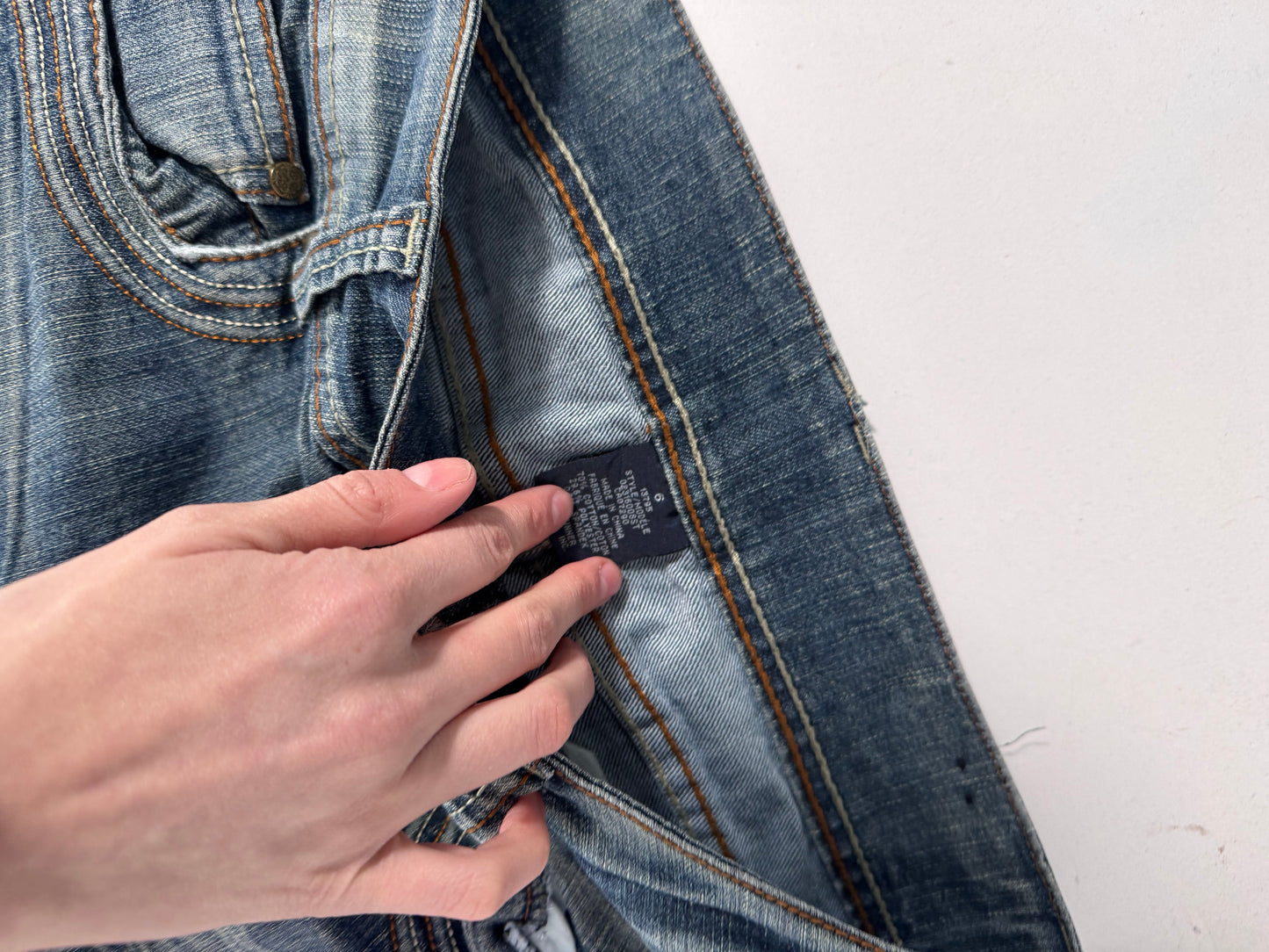 Lågmidjade jeans stl: S/M