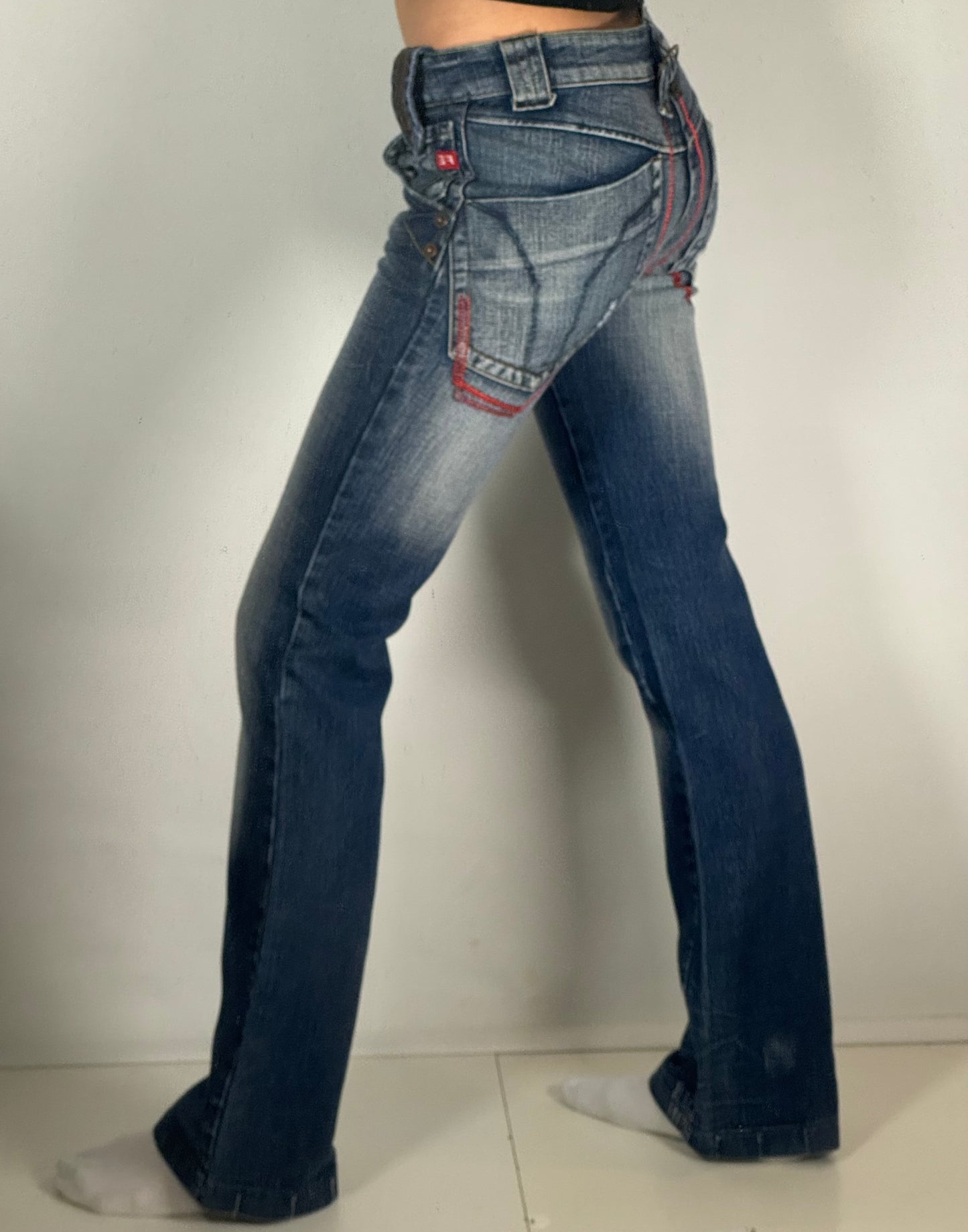 Lågmidjade jeans stl: XS