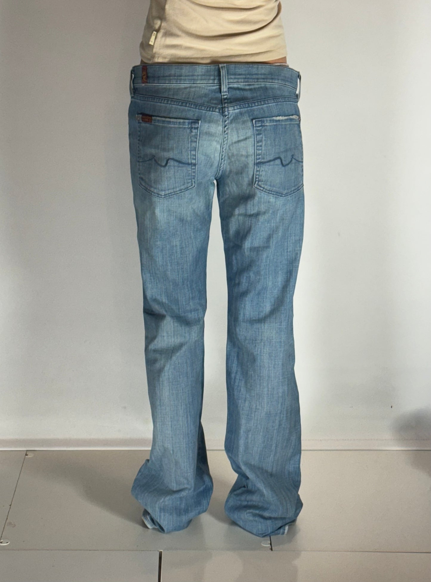 Lågmidjade jeans–stl: M/L