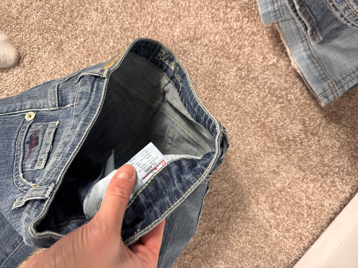 Lågmidjade jeans stl: XS