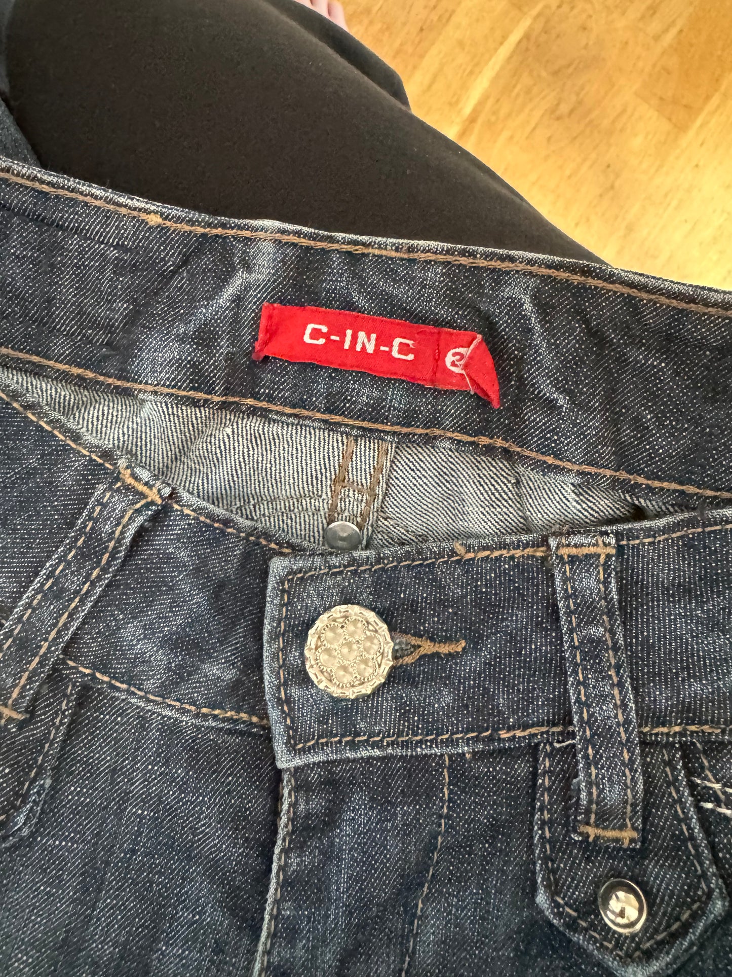 Lågmidjade jeans–stl: XXS