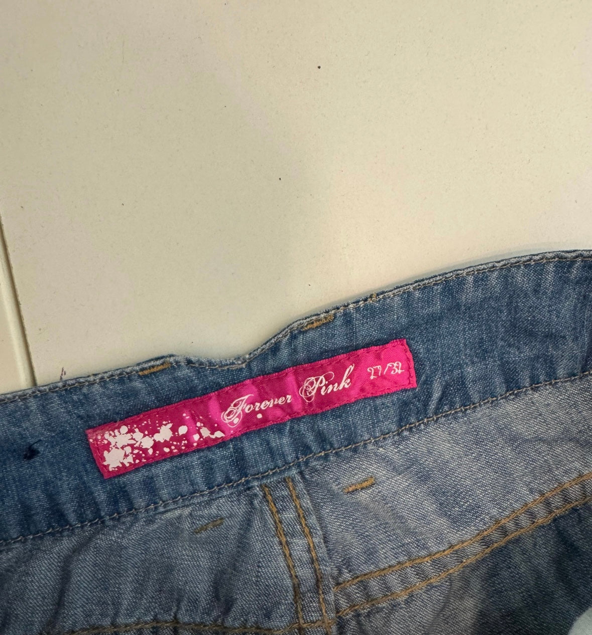 Lågmidjade jeans–stl: XS