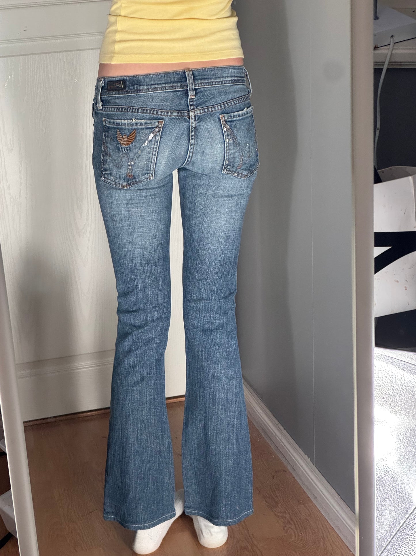 Lågmidjade jeans stl: XS