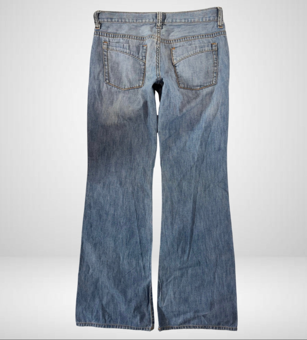 Lågmidjade jeans–stl: S