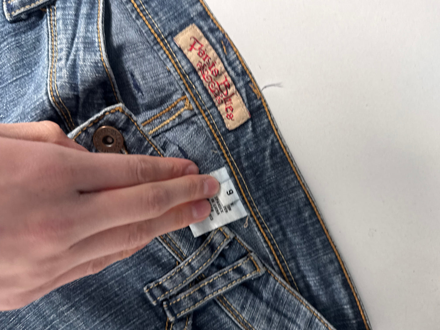 Lågmidjade jeans stl: S