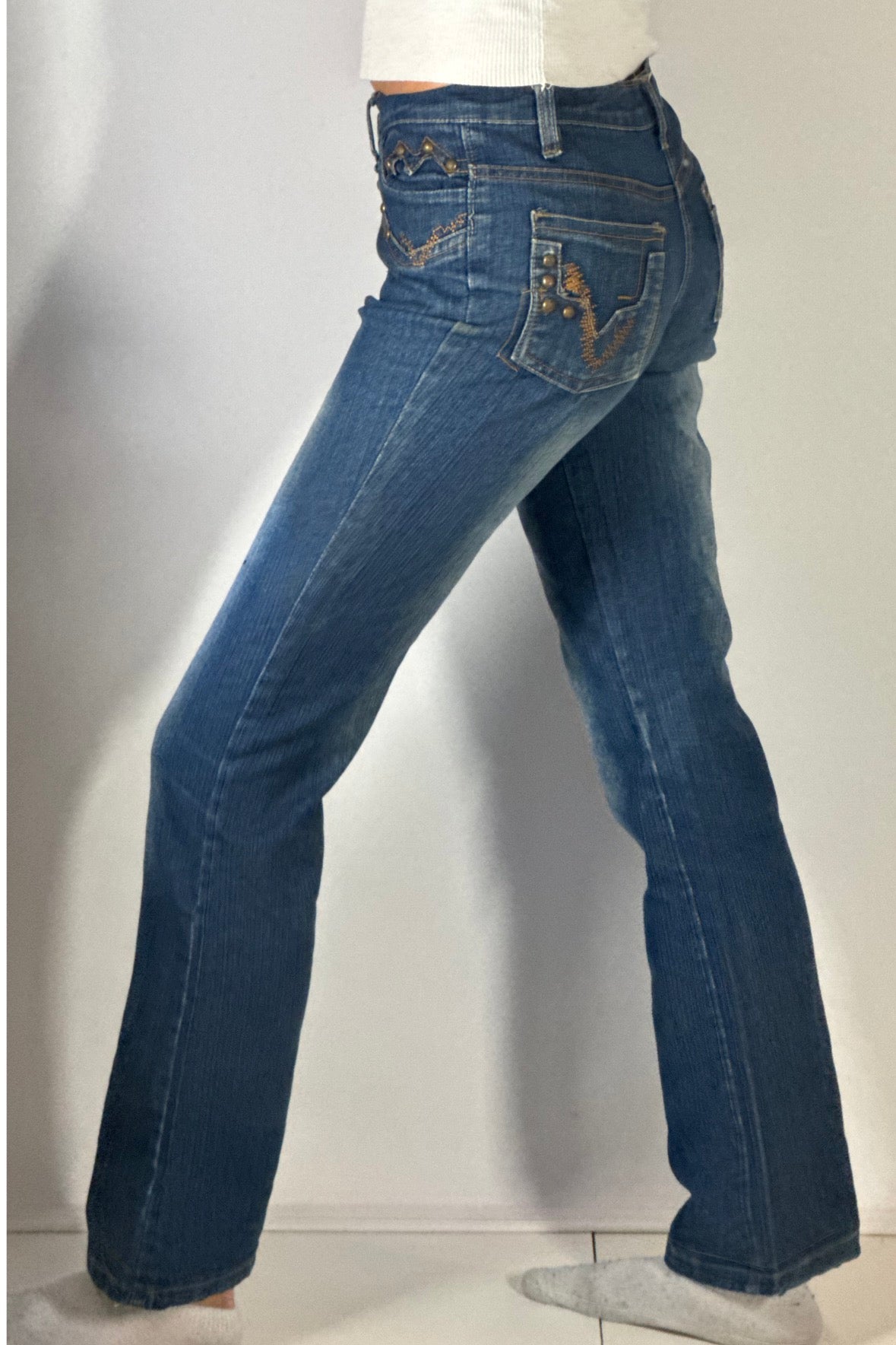 Lågmidjade jeans stl: XS