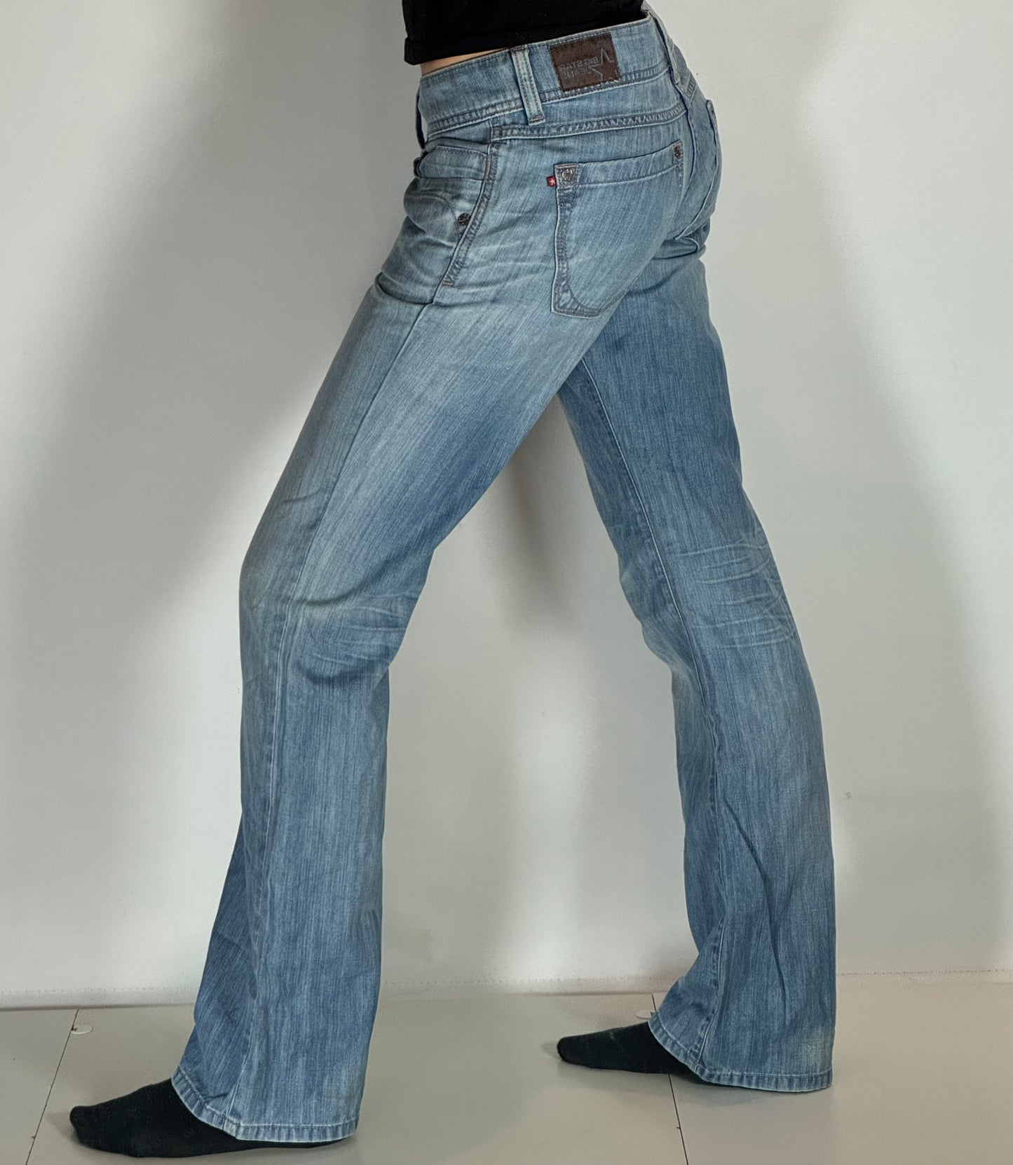 Lågmidjade jeans stl: S