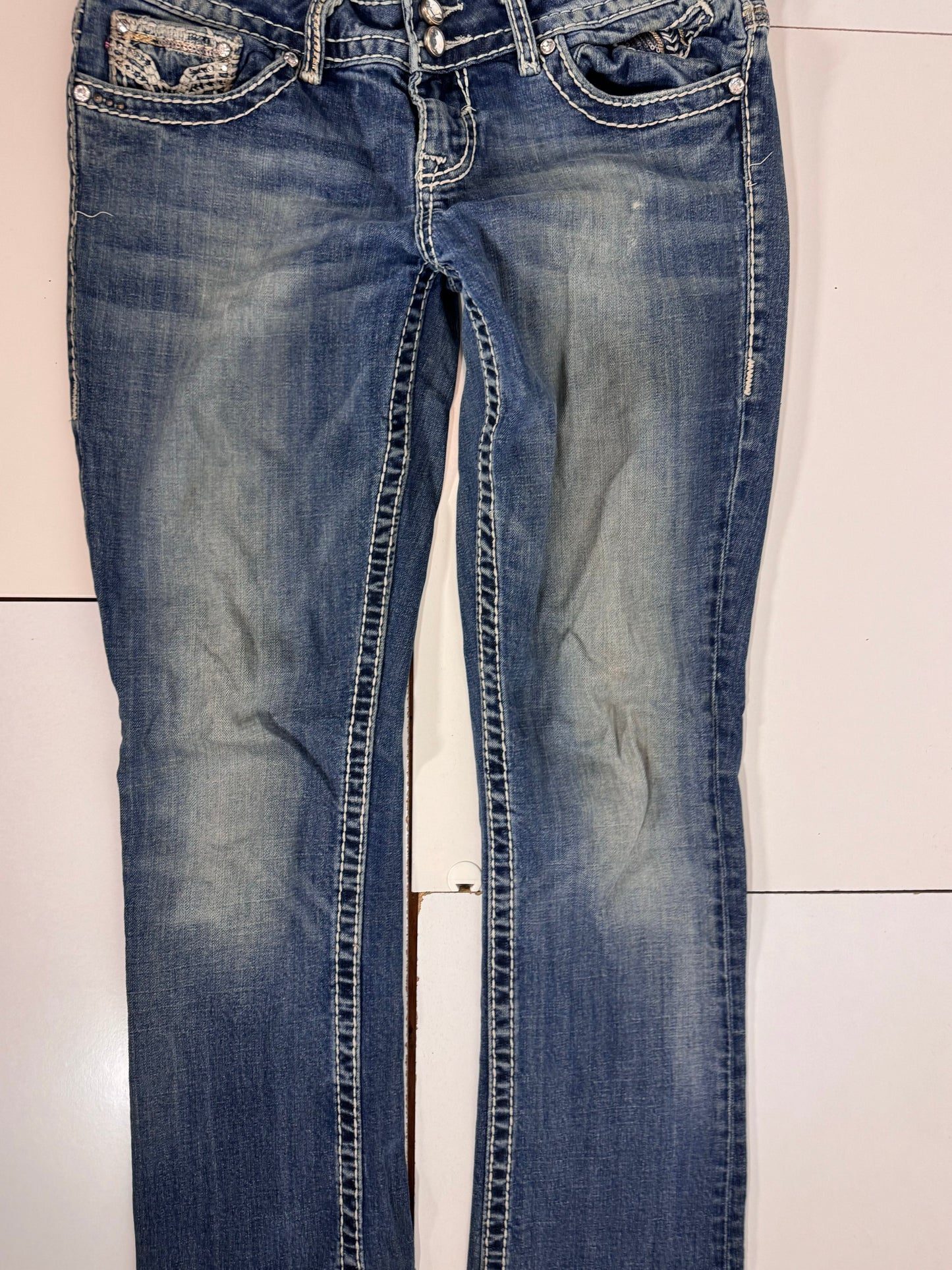 Lågmidjade jeans stl: S